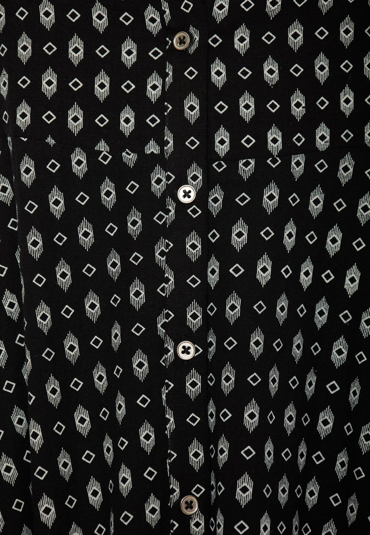 Linen blend εμπριμέ μάξι φόρεμα φωτογραφία