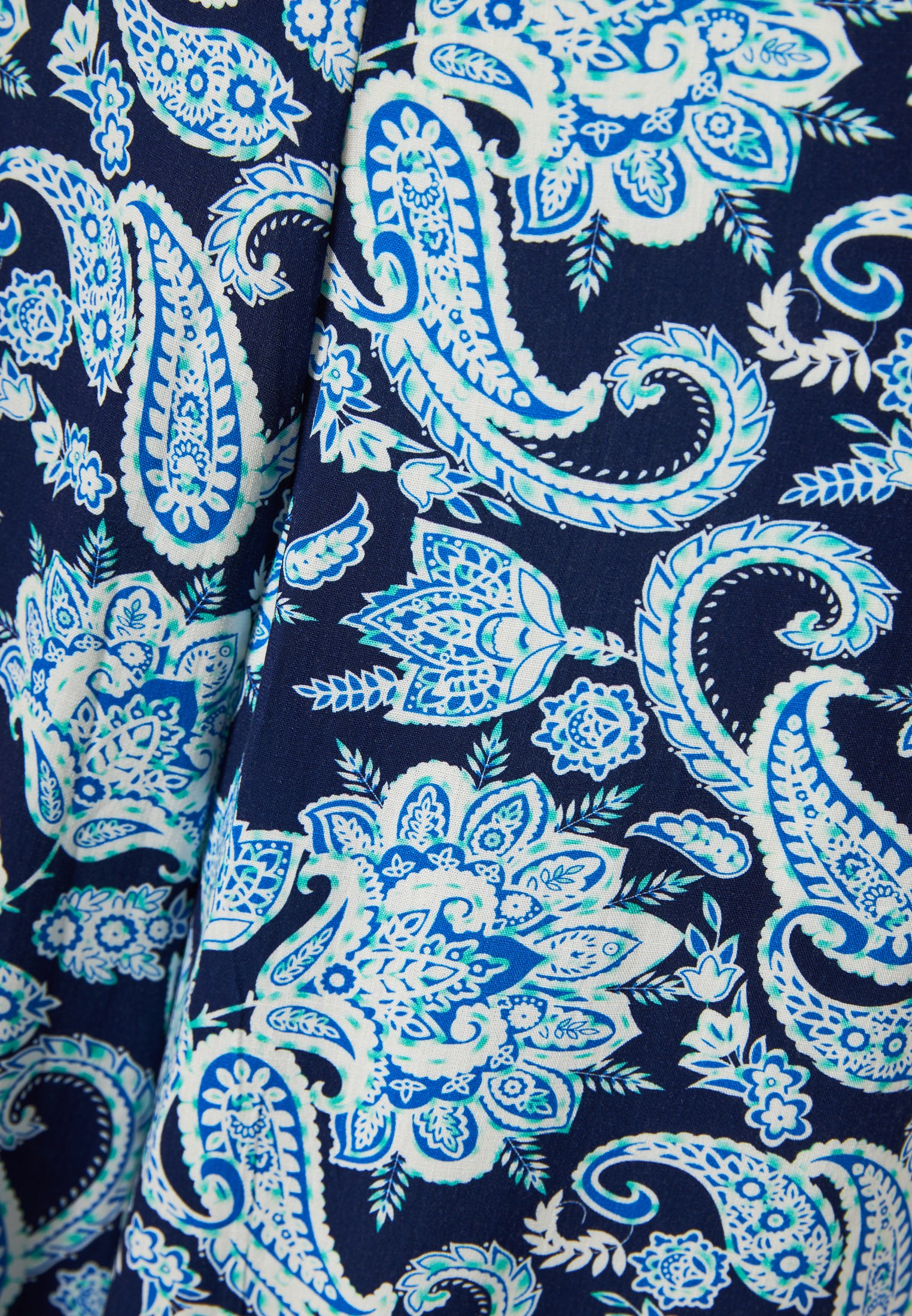 Wide leg εμπριμέ παντελόνα από βισκόζη