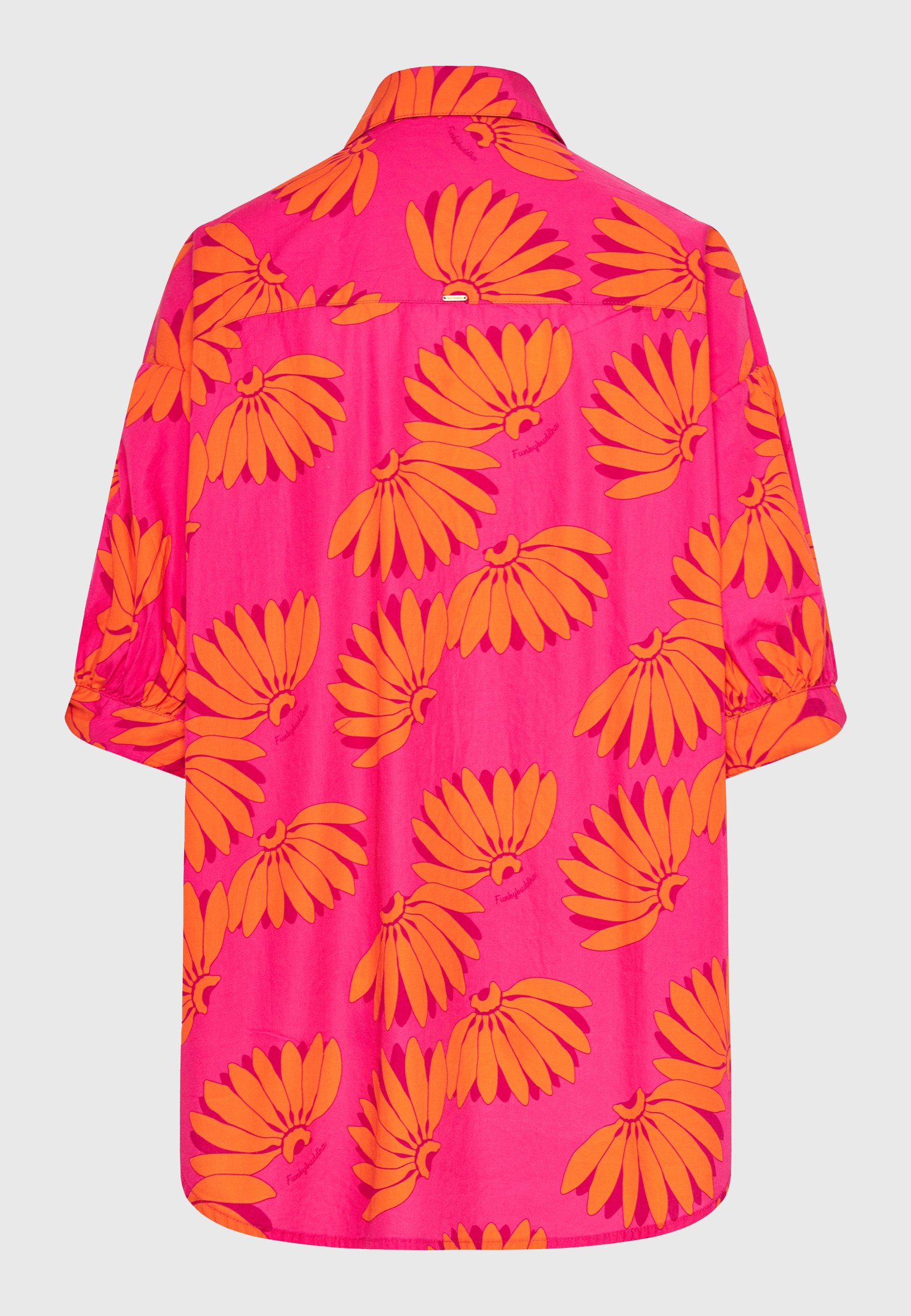 Γυναικείο oversized πουκάμισο με exotic τύπωμα