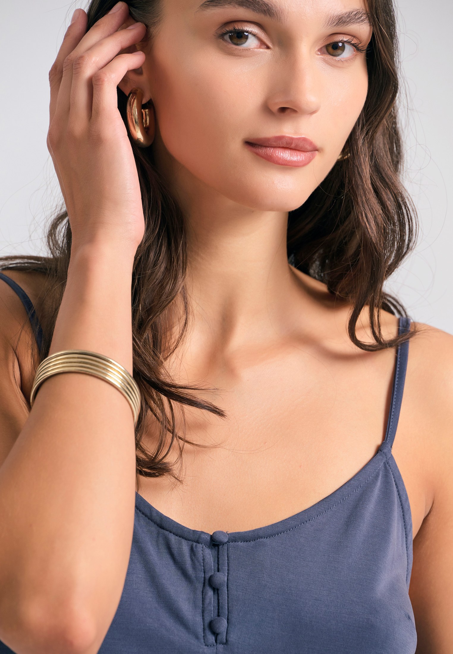 Women's Tops Funky Buddha Blue