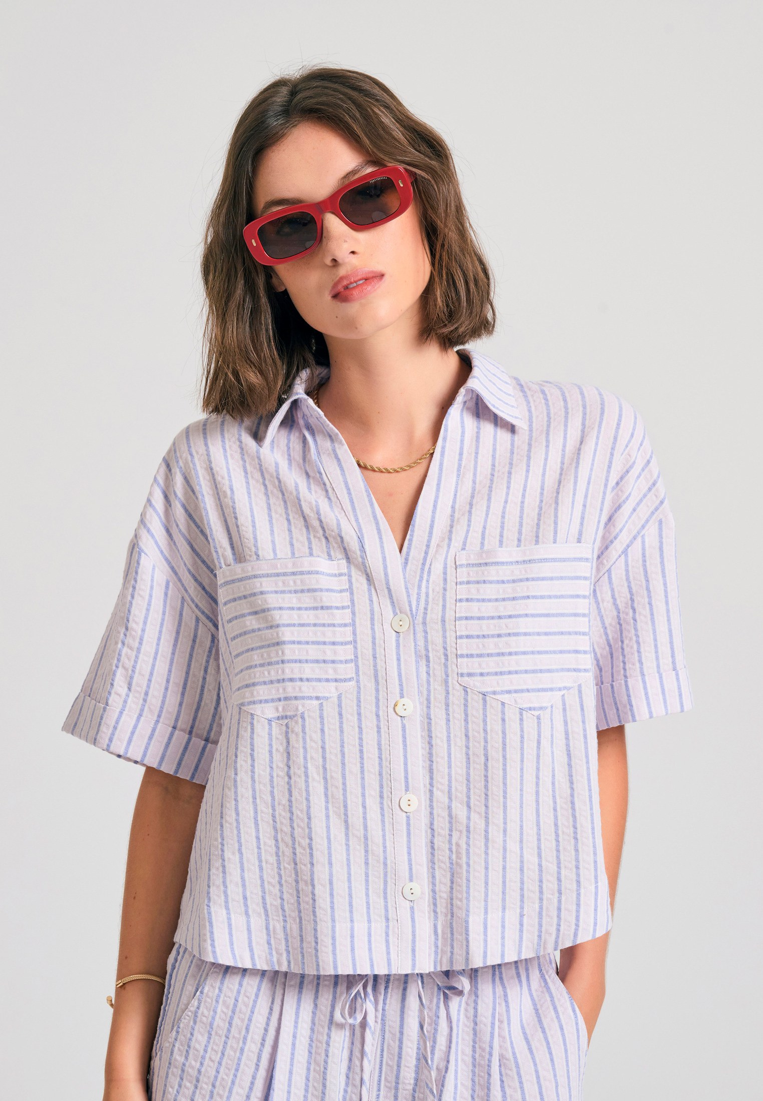 Women's Shirts Funky Buddha Purple