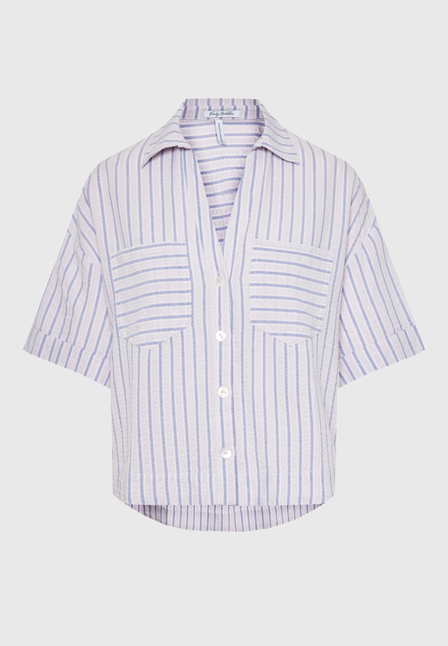 Women's Shirts Funky Buddha Purple