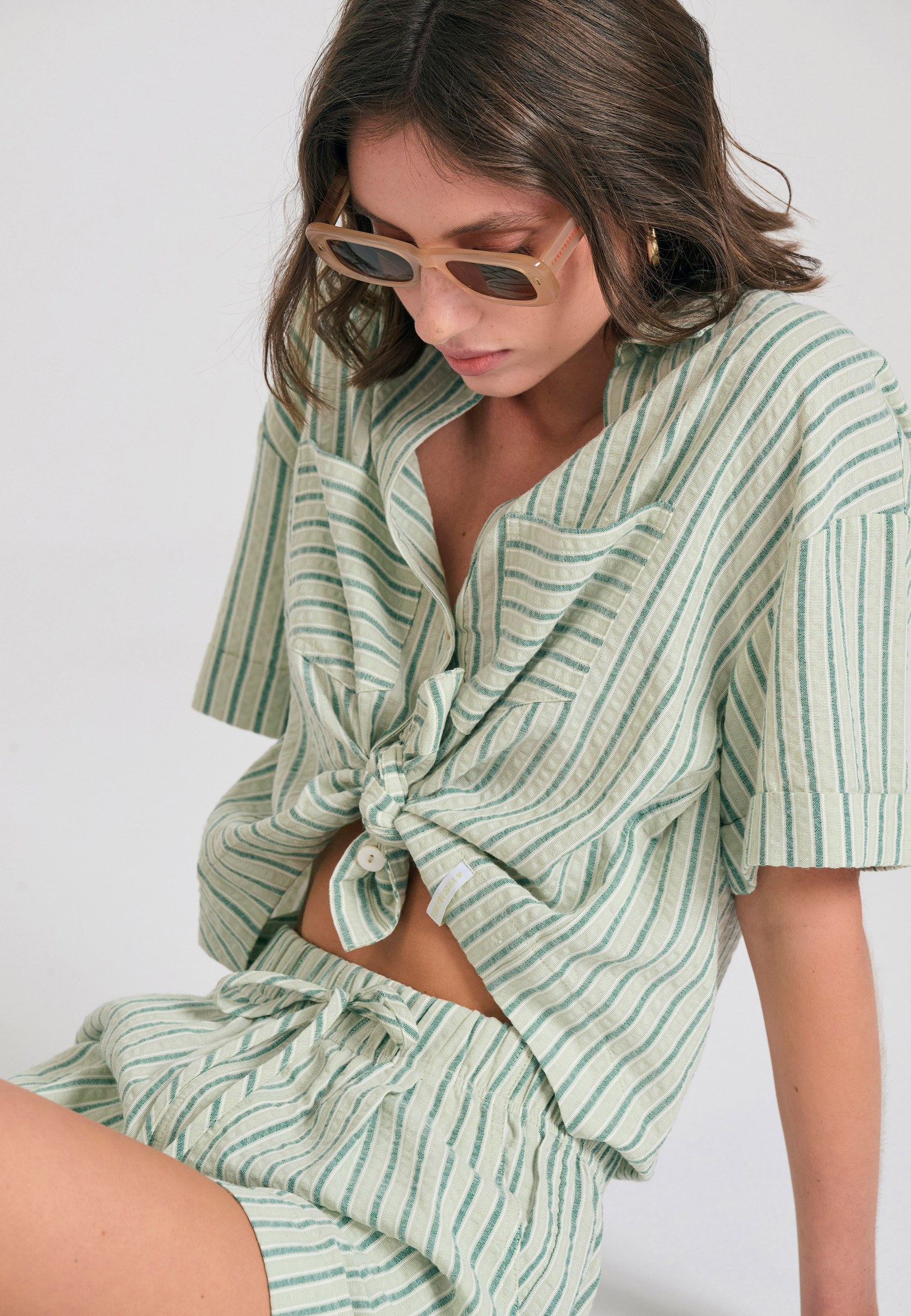 Women's Shirts Funky Buddha Green