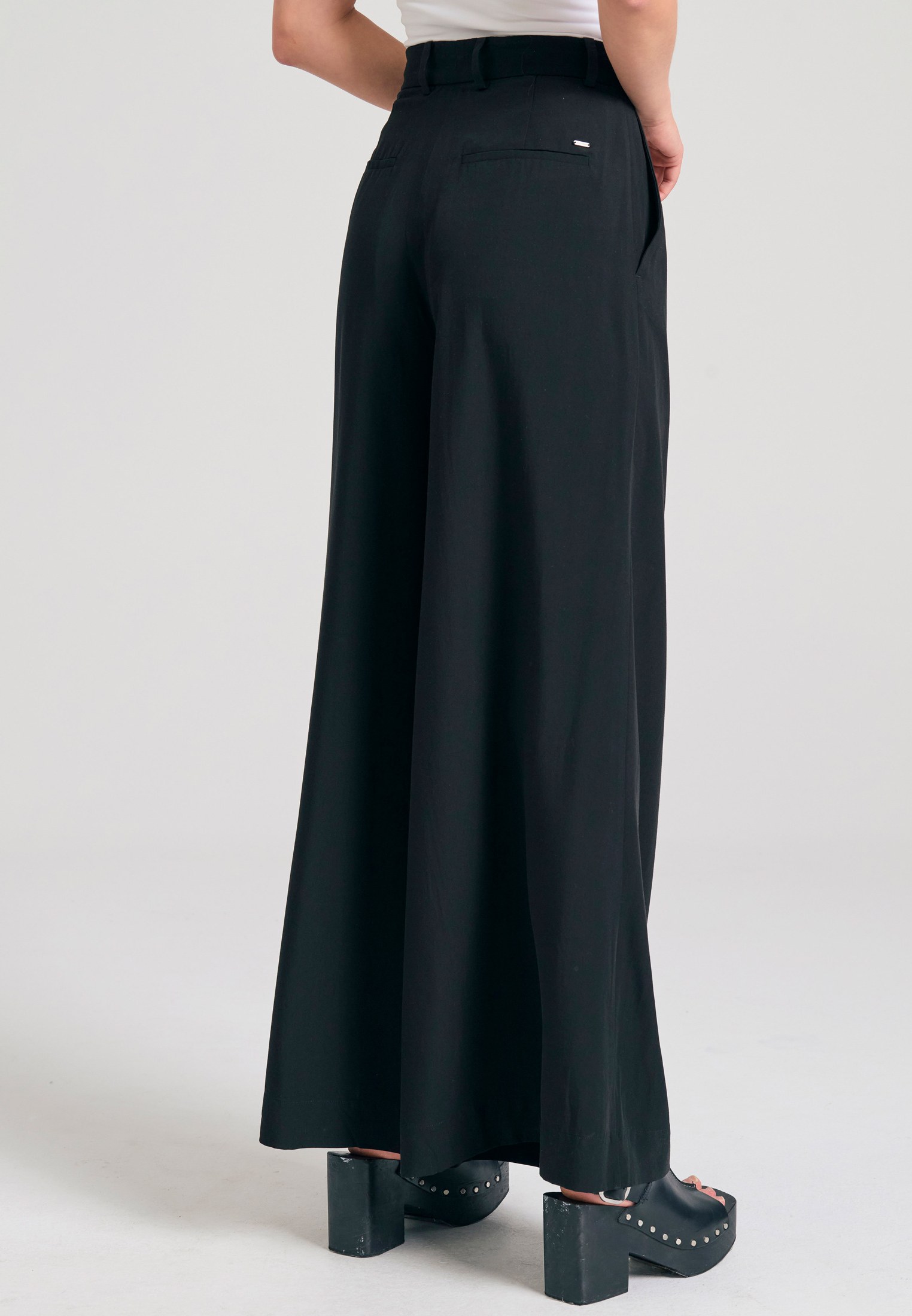 Women's Trousers Funky Buddha Black