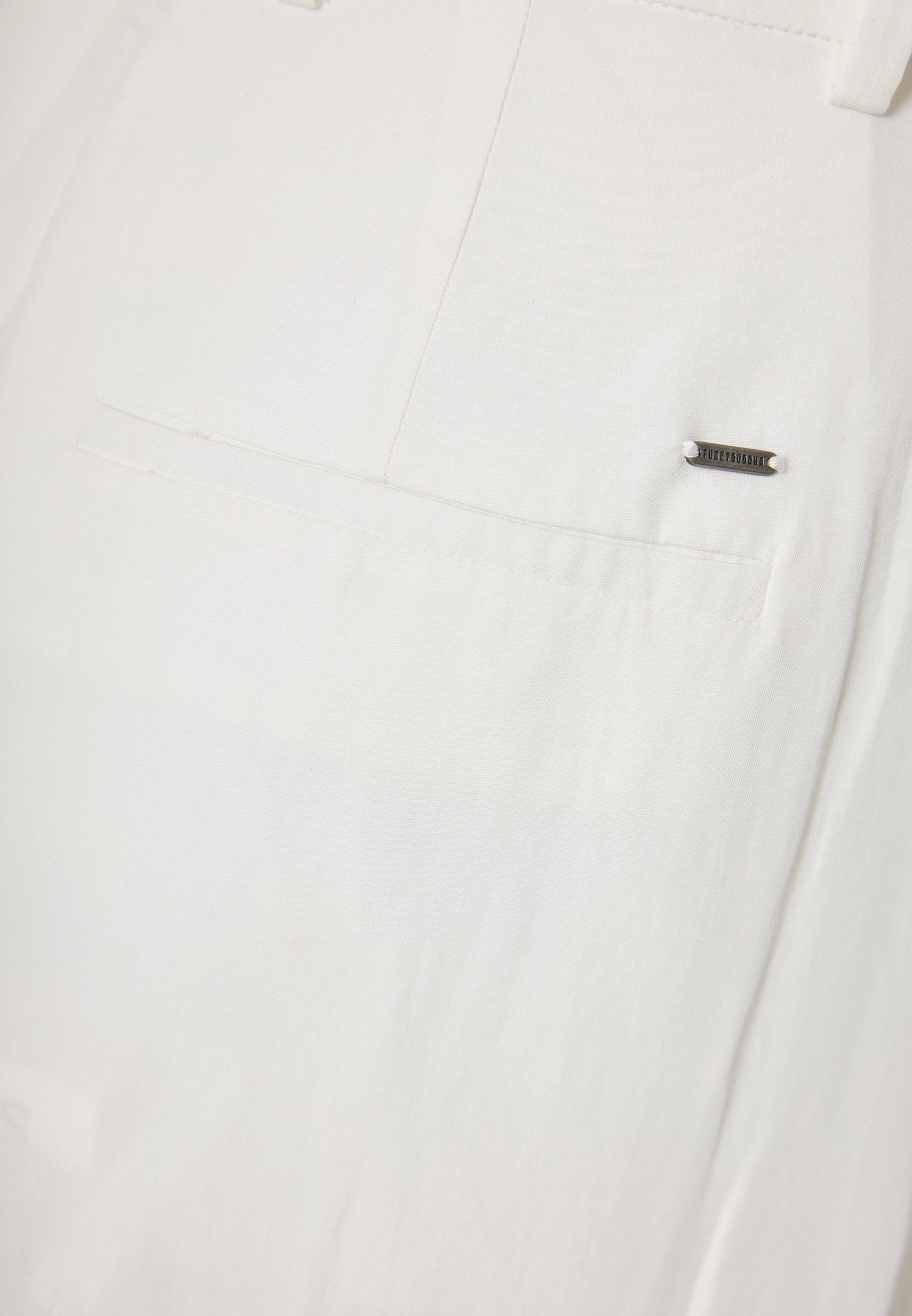 Women's Trousers Funky Buddha White