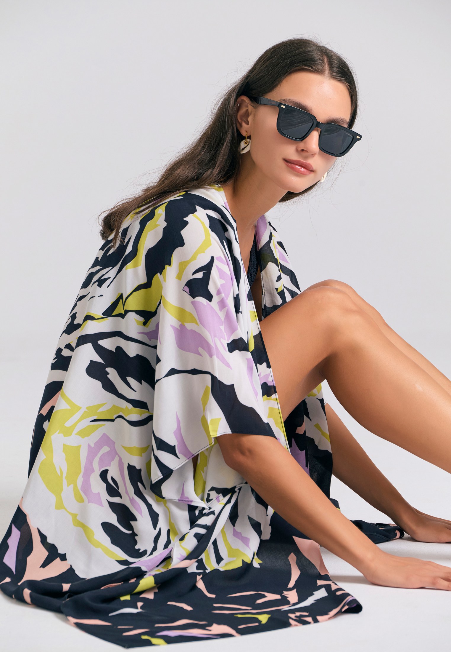 Women's Kimonos Funky Buddha Multicolor