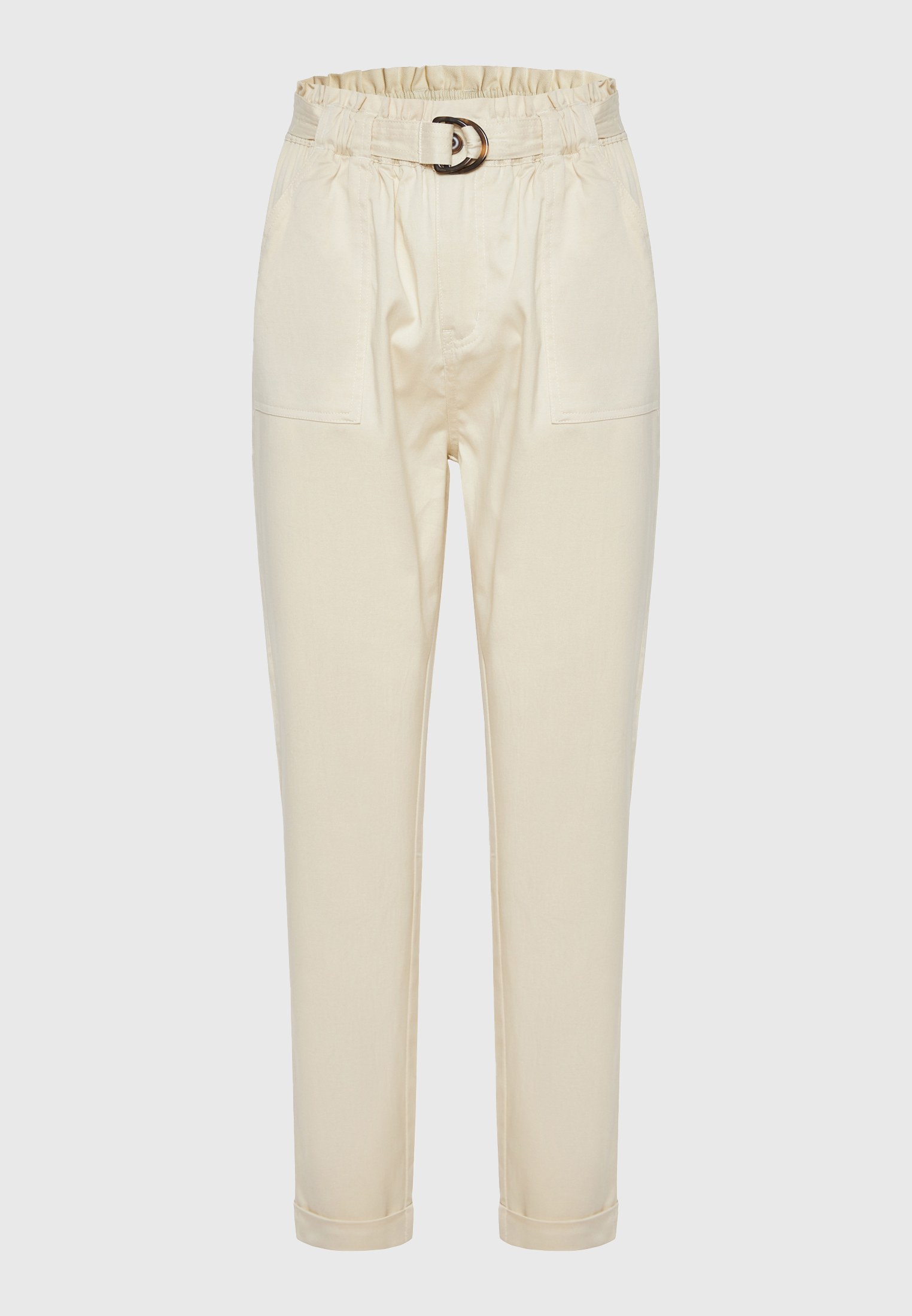 Women's Trousers Funky Buddha White