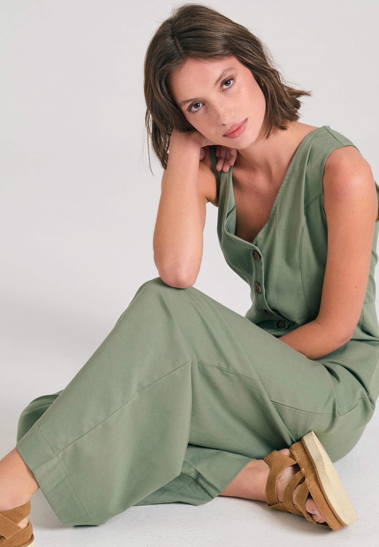 Women's Dresses Funky Buddha Green