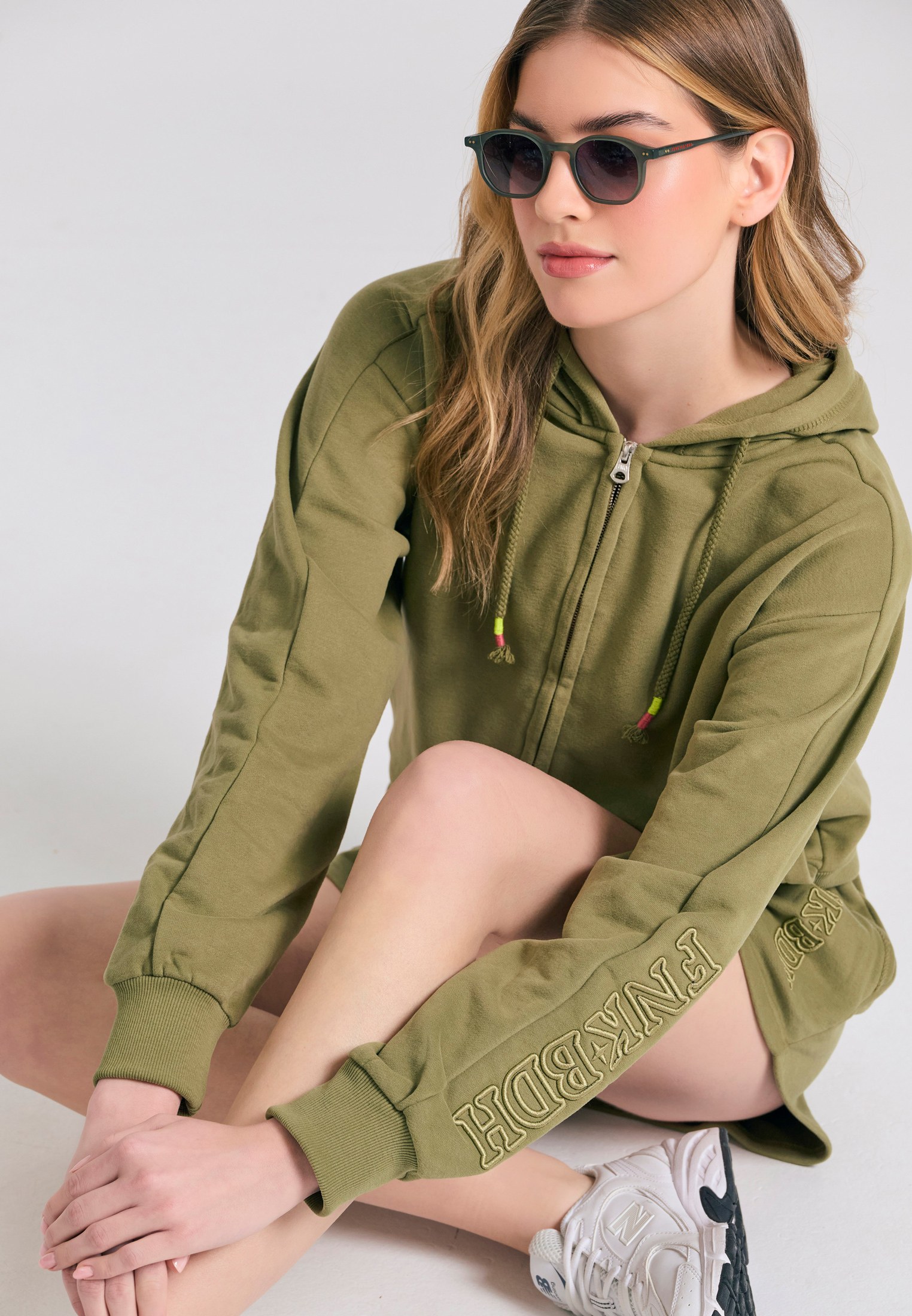 Women's Shorts Funky Buddha Olive