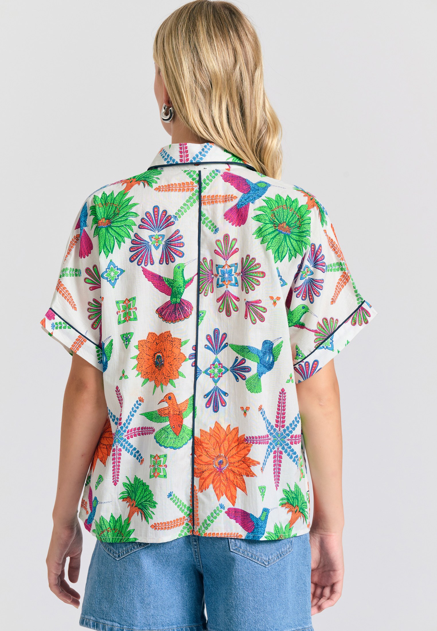 Women's Shirts Funky Buddha Multicolor