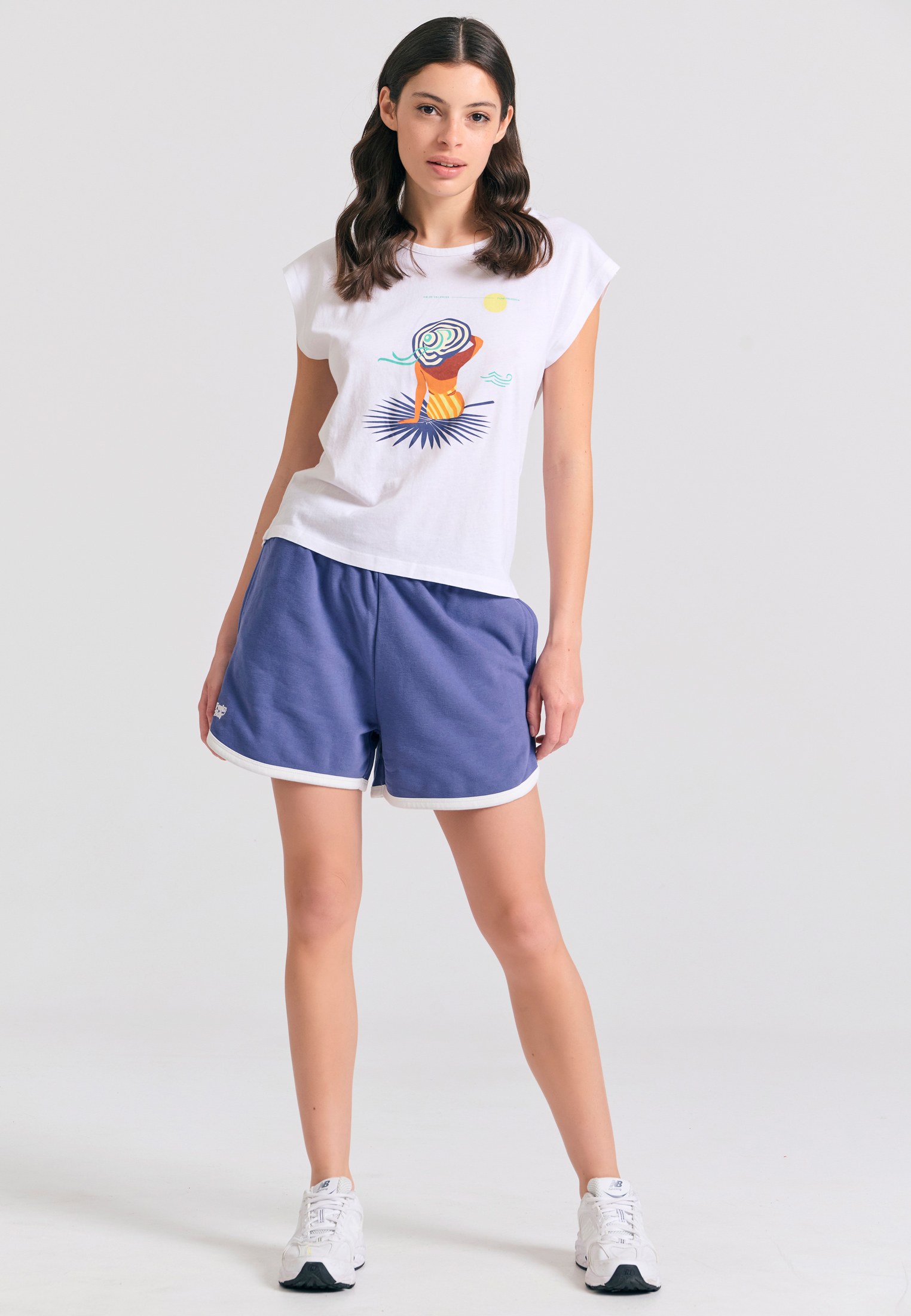 Women's Shorts Funky Buddha Blue