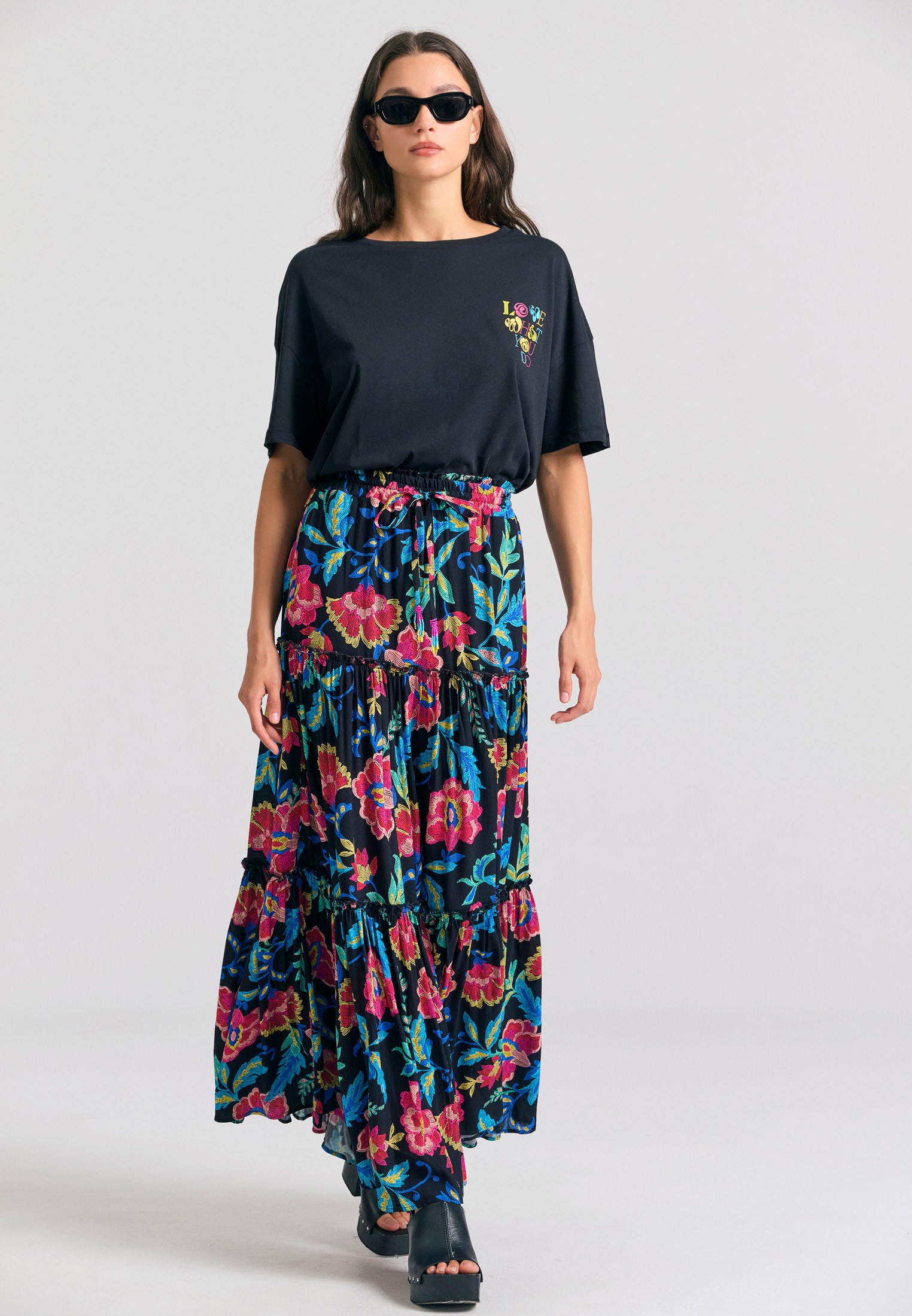 Women's Shirts Funky Buddha Black