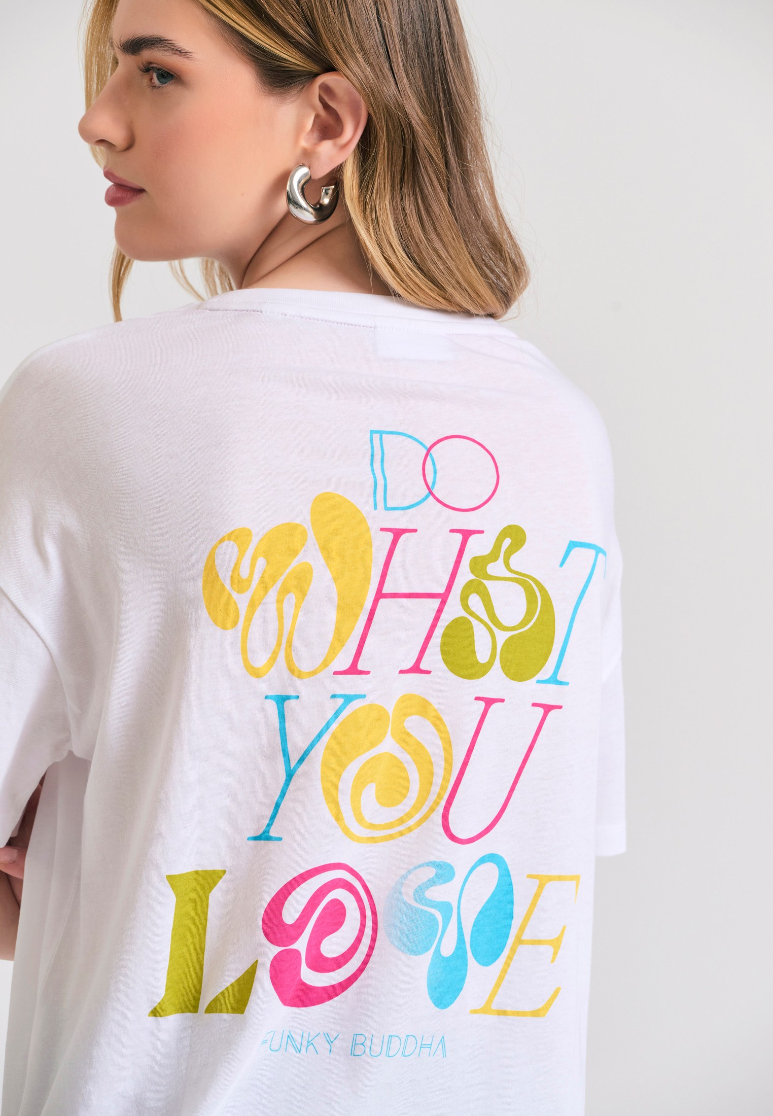 Women's Shirts Funky Buddha White