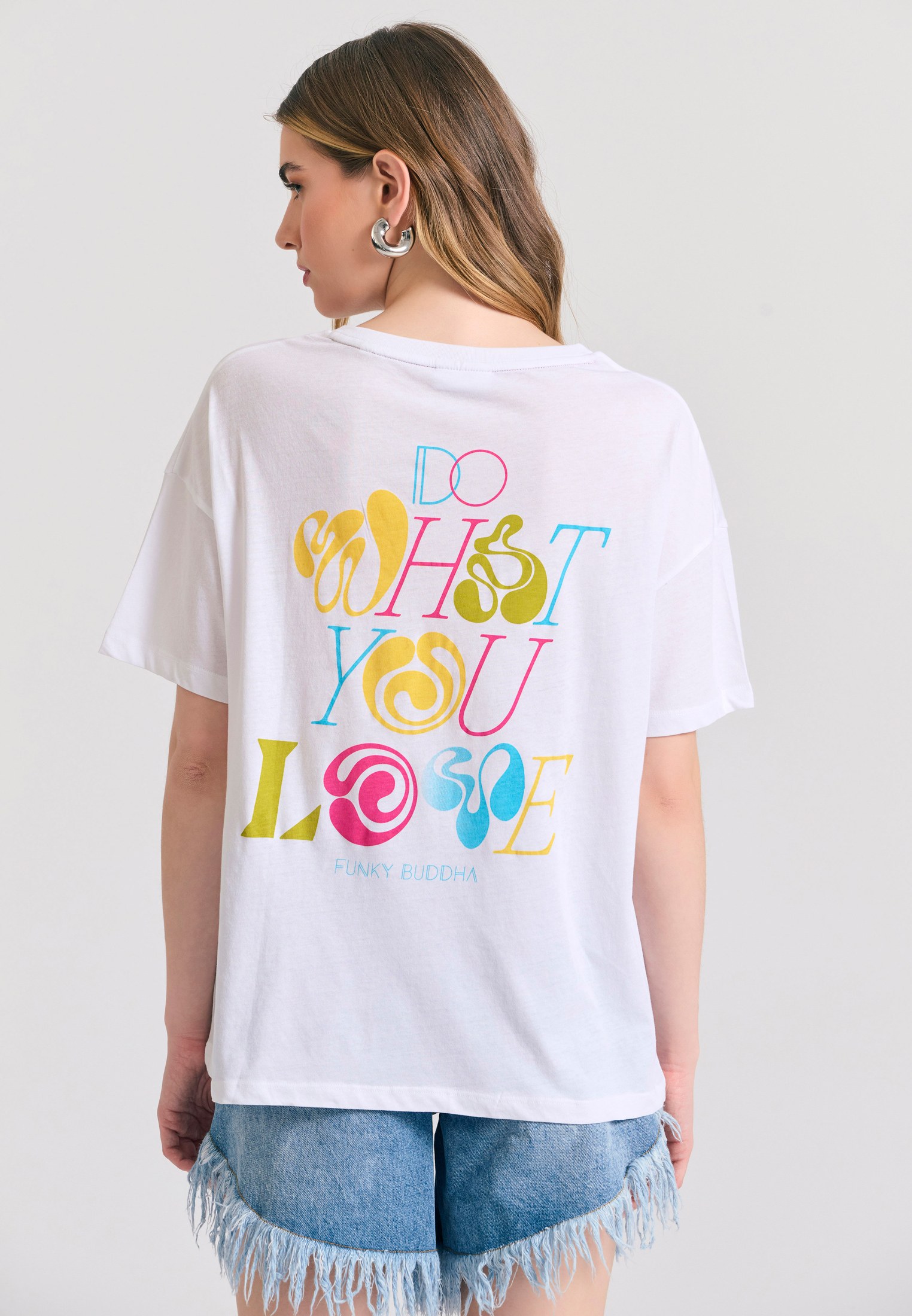 Women's Shirts Funky Buddha White