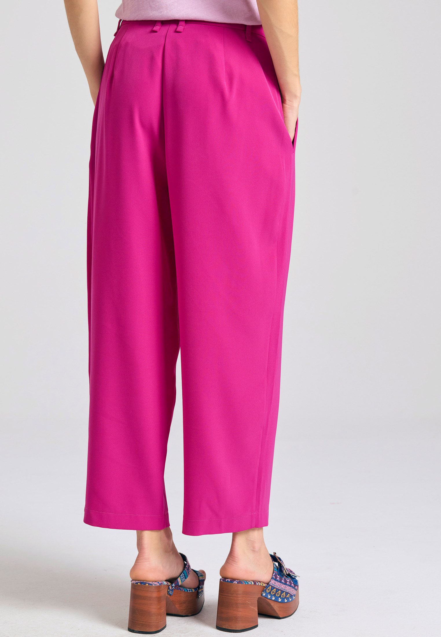 Women's Trousers Funky Buddha Red