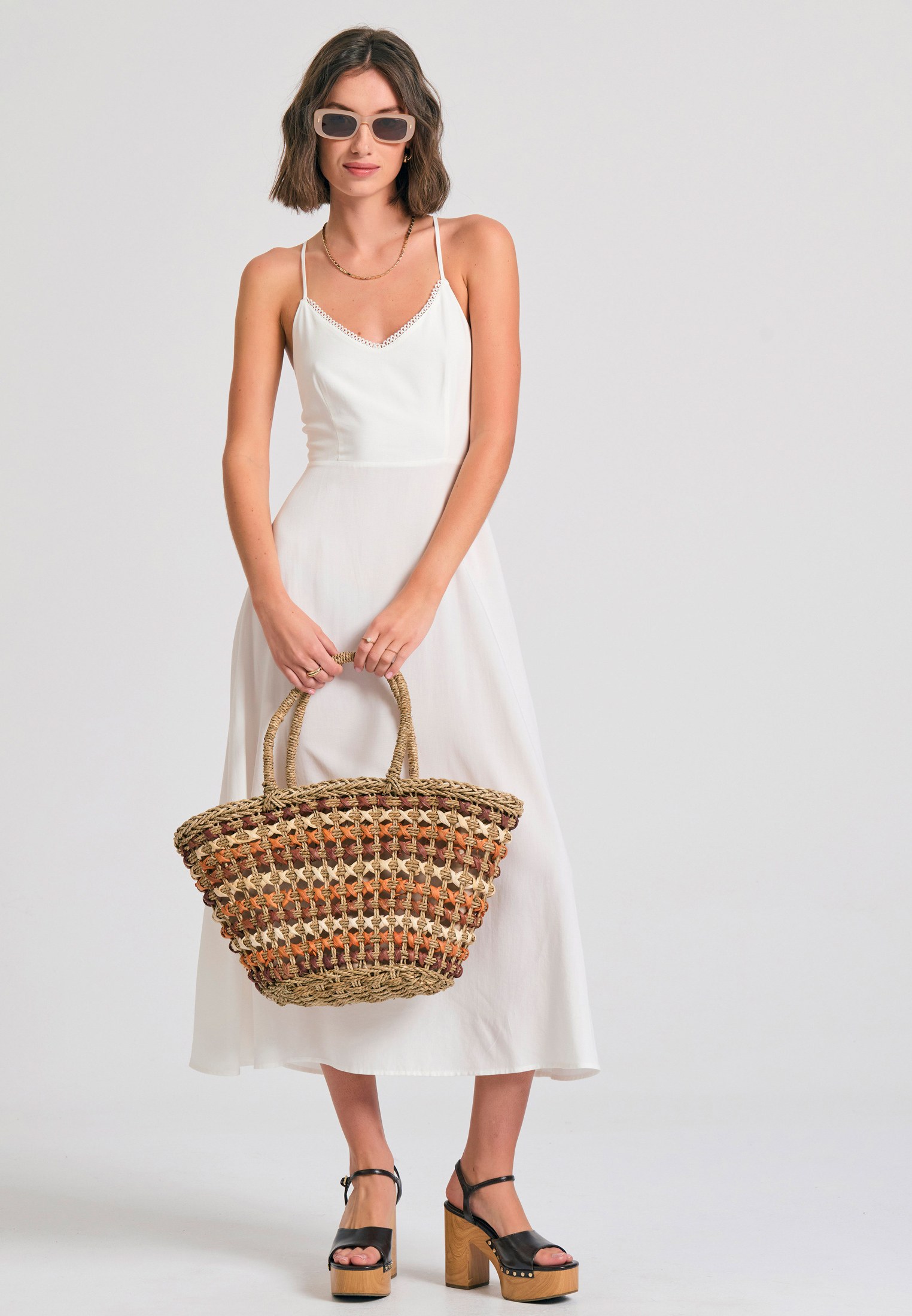 Women's Dresses Funky Buddha White