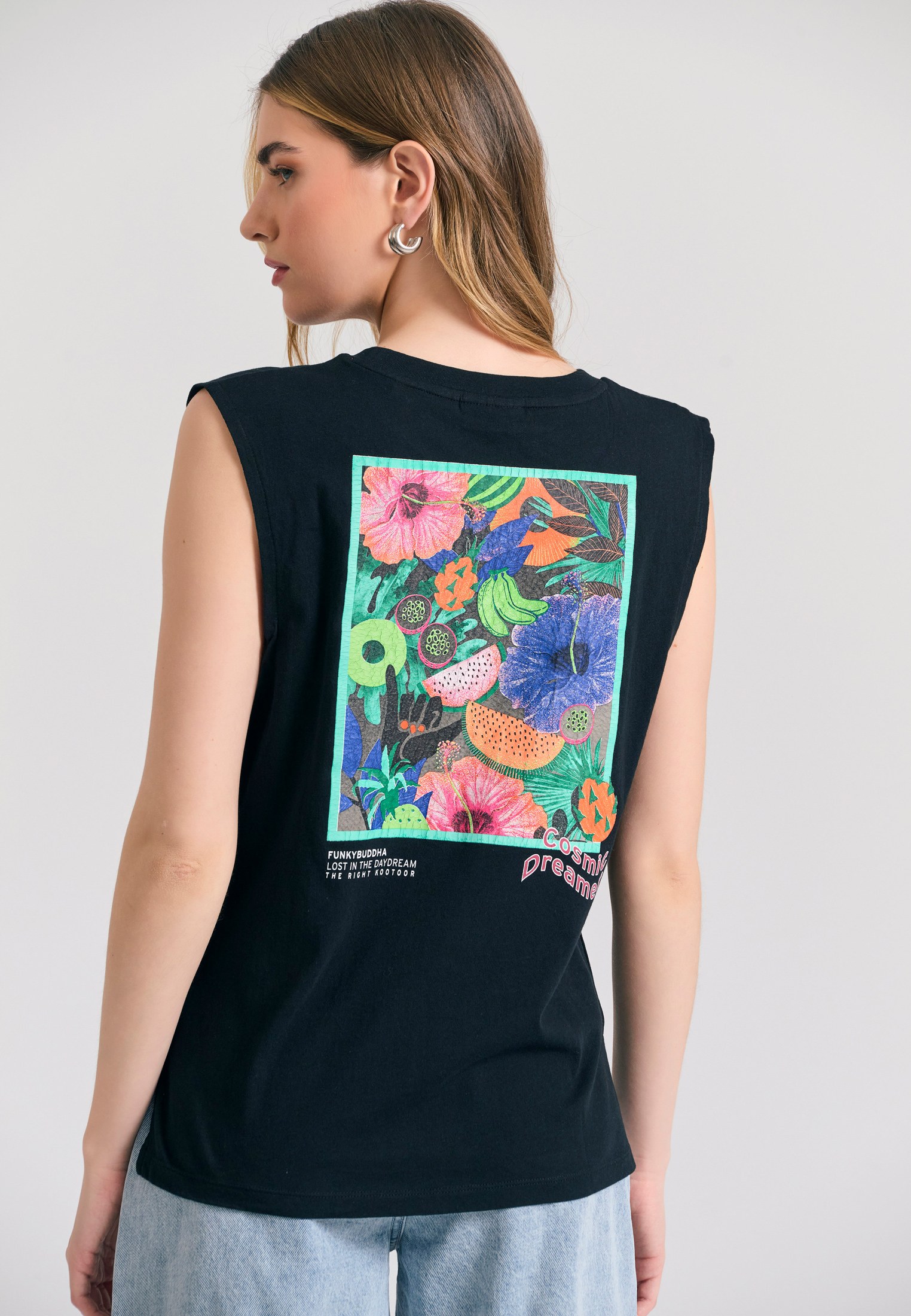 Women's Shirts Funky Buddha Black