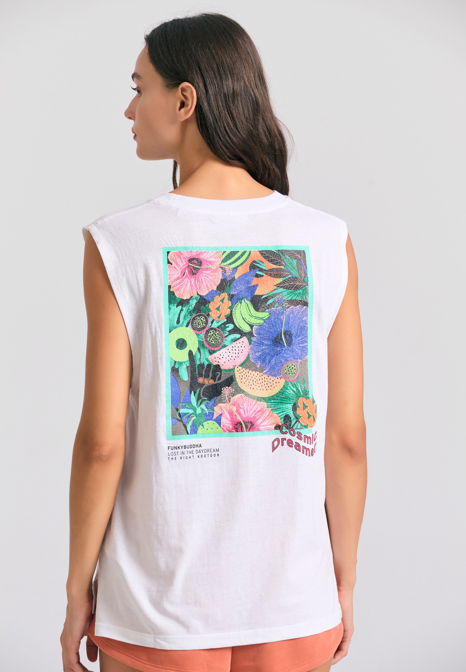 Women's Shirts Funky Buddha White