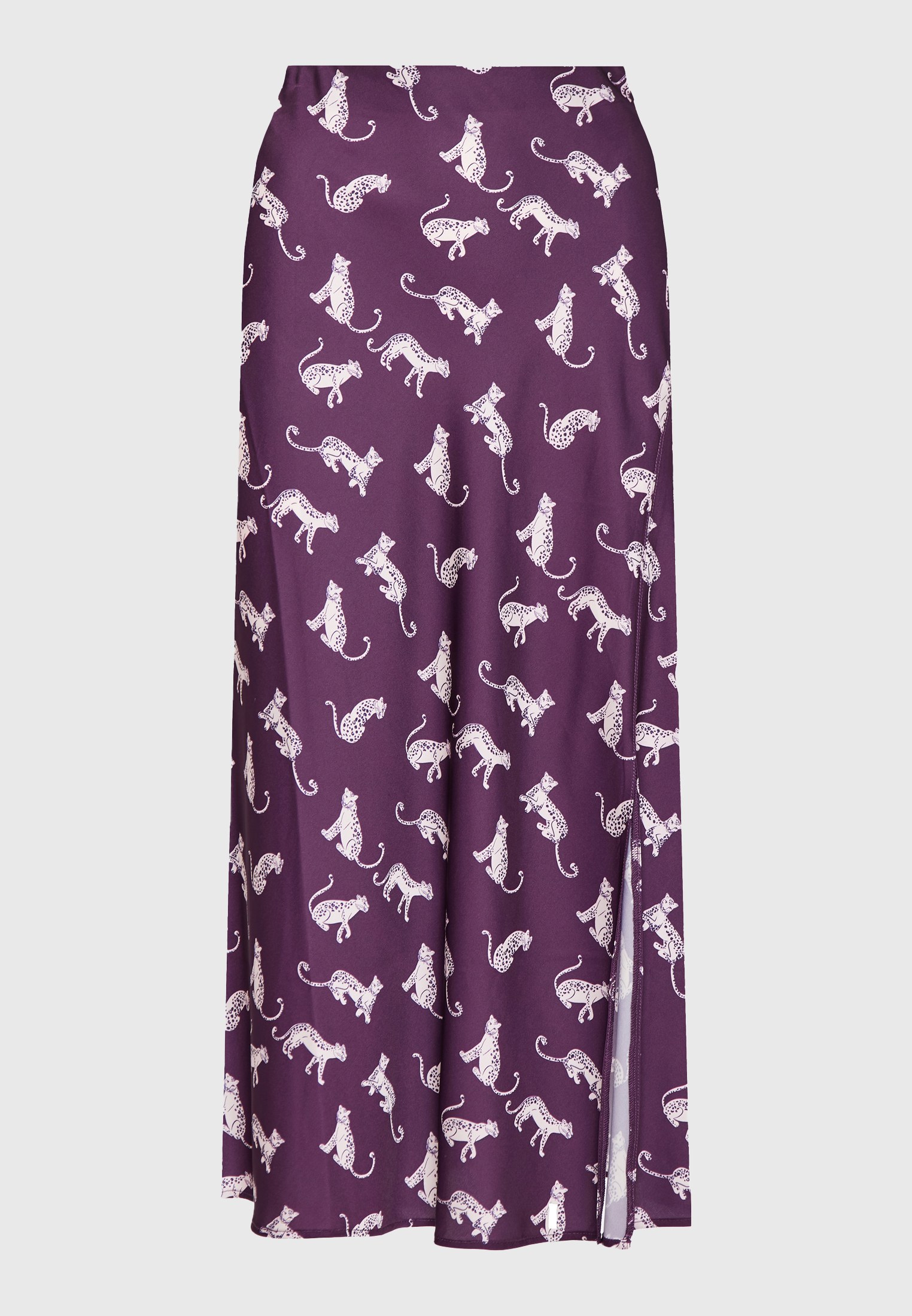 Women's Midi Skirts Funky Buddha Purple