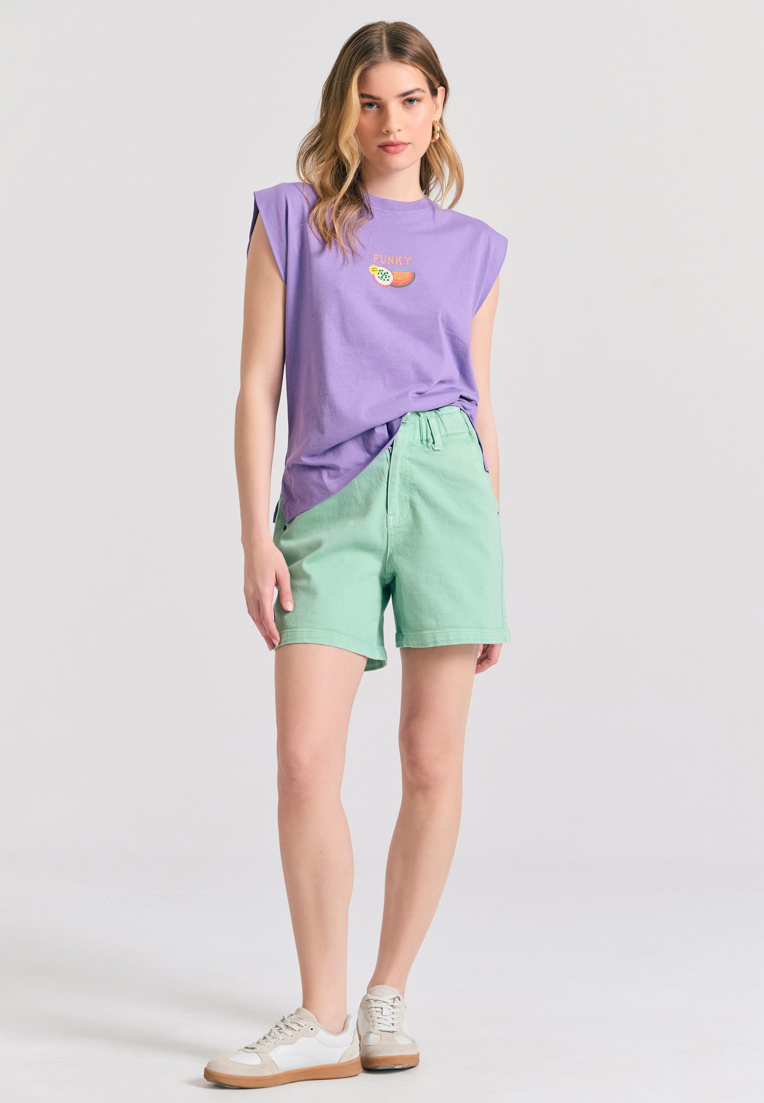 Women's Shirts Funky Buddha Purple