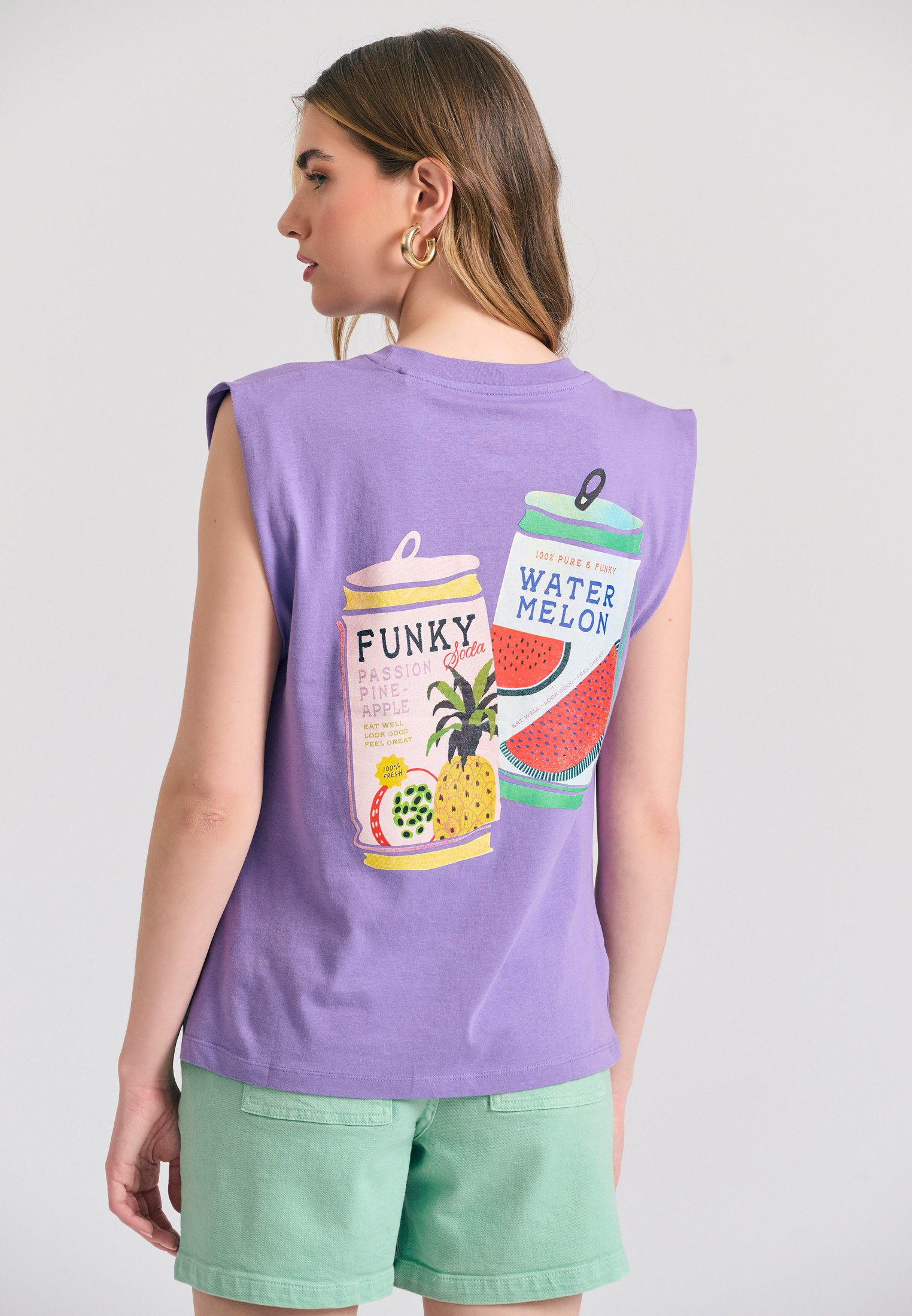 Women's Shirts Funky Buddha Purple