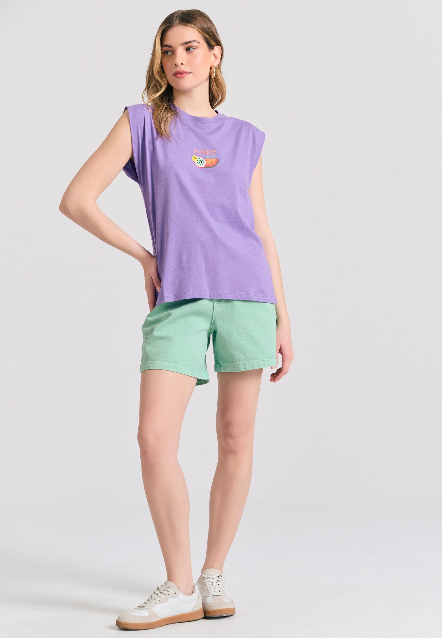 Women's Shirts Funky Buddha Purple