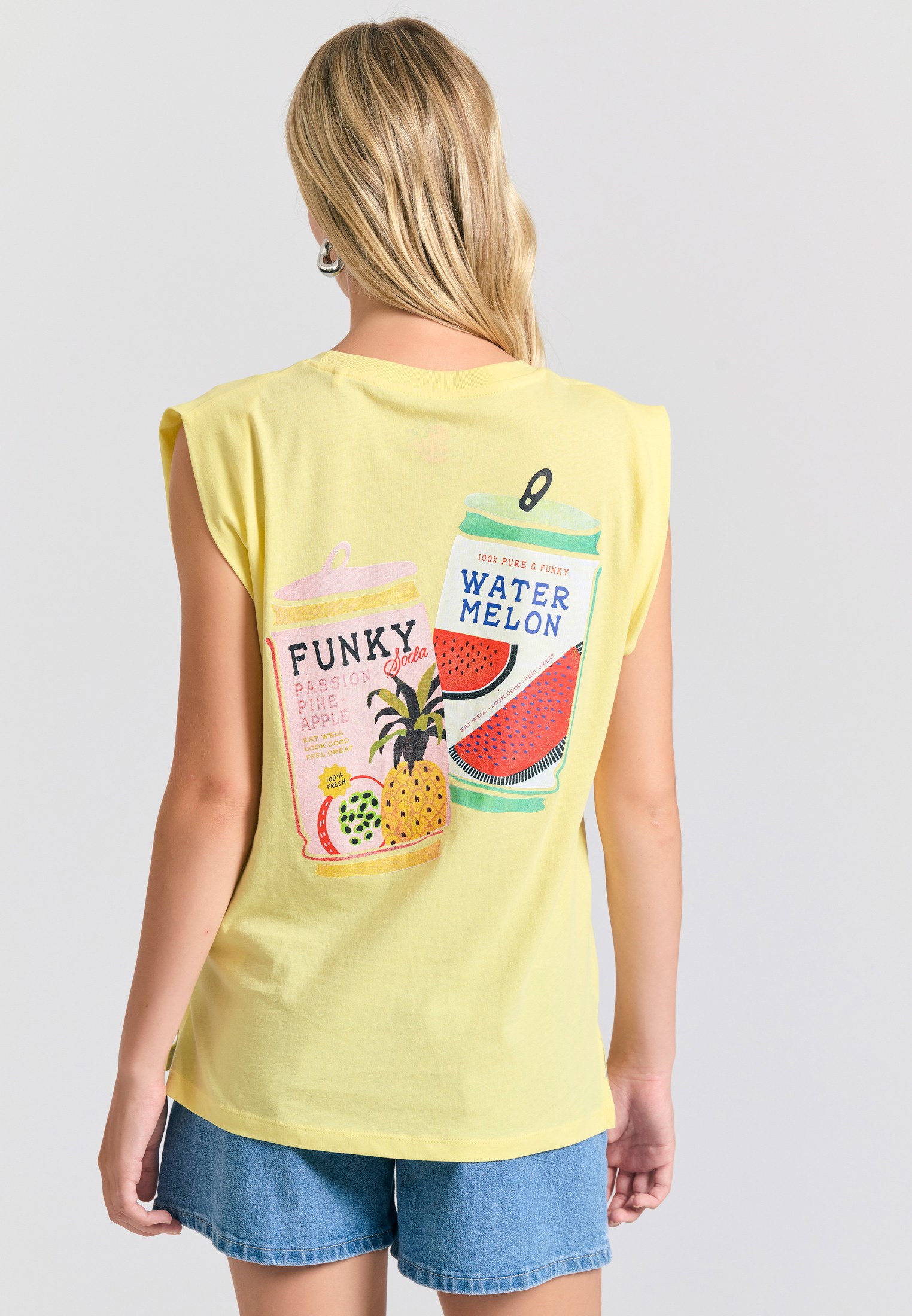 Women's Shirts Funky Buddha Yellow