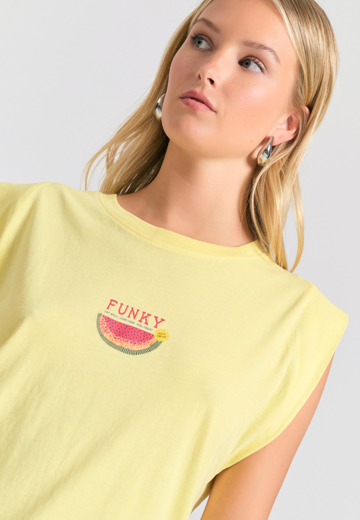 Women's Shirts Funky Buddha Yellow