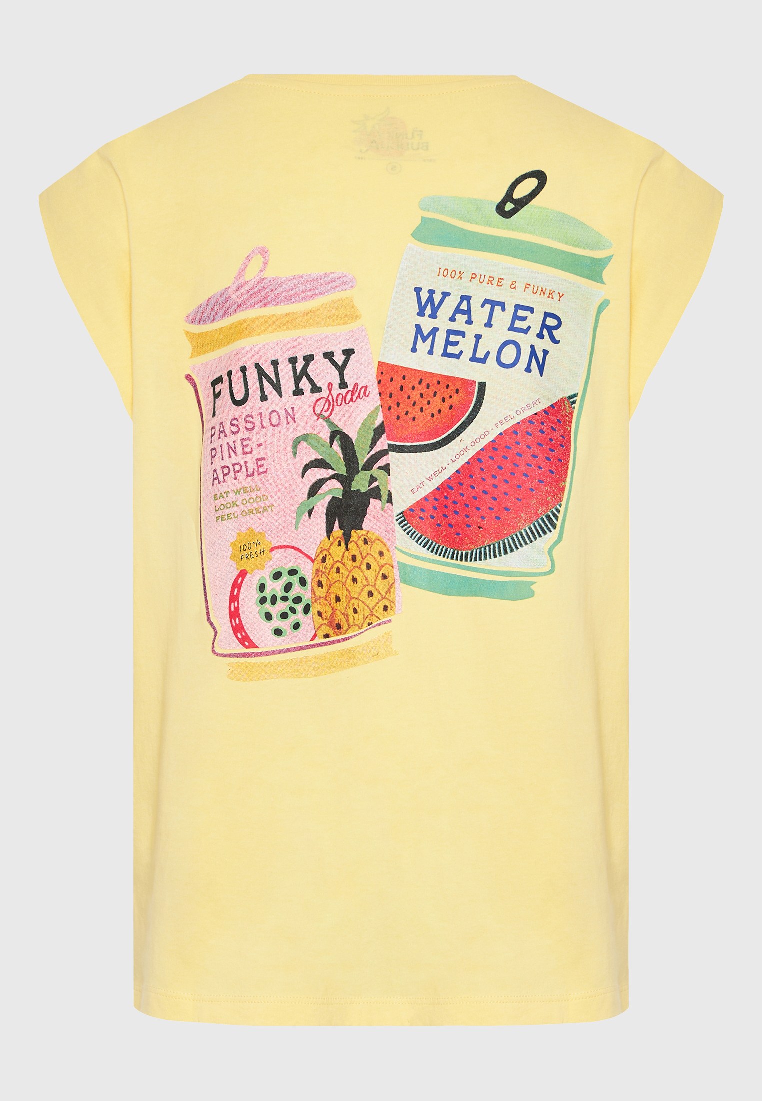 Women's Shirts Funky Buddha Yellow