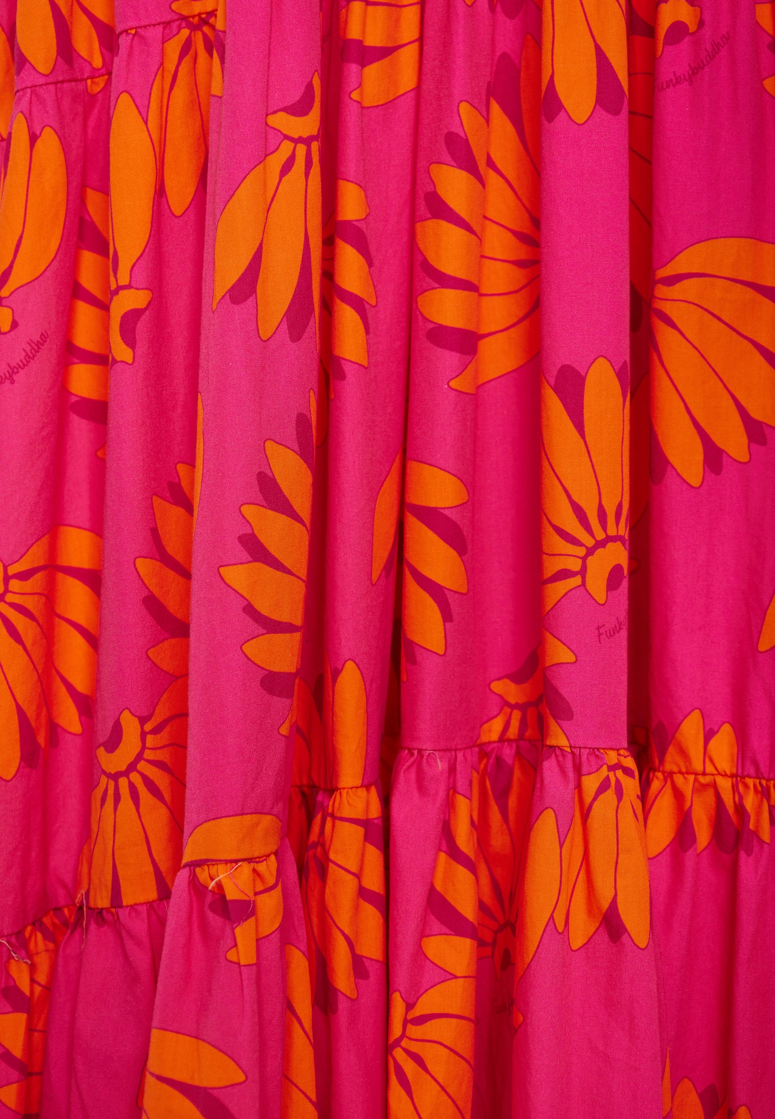 Loose fit μίντι φόρεμα με exotic τύπωμα φωτογραφία