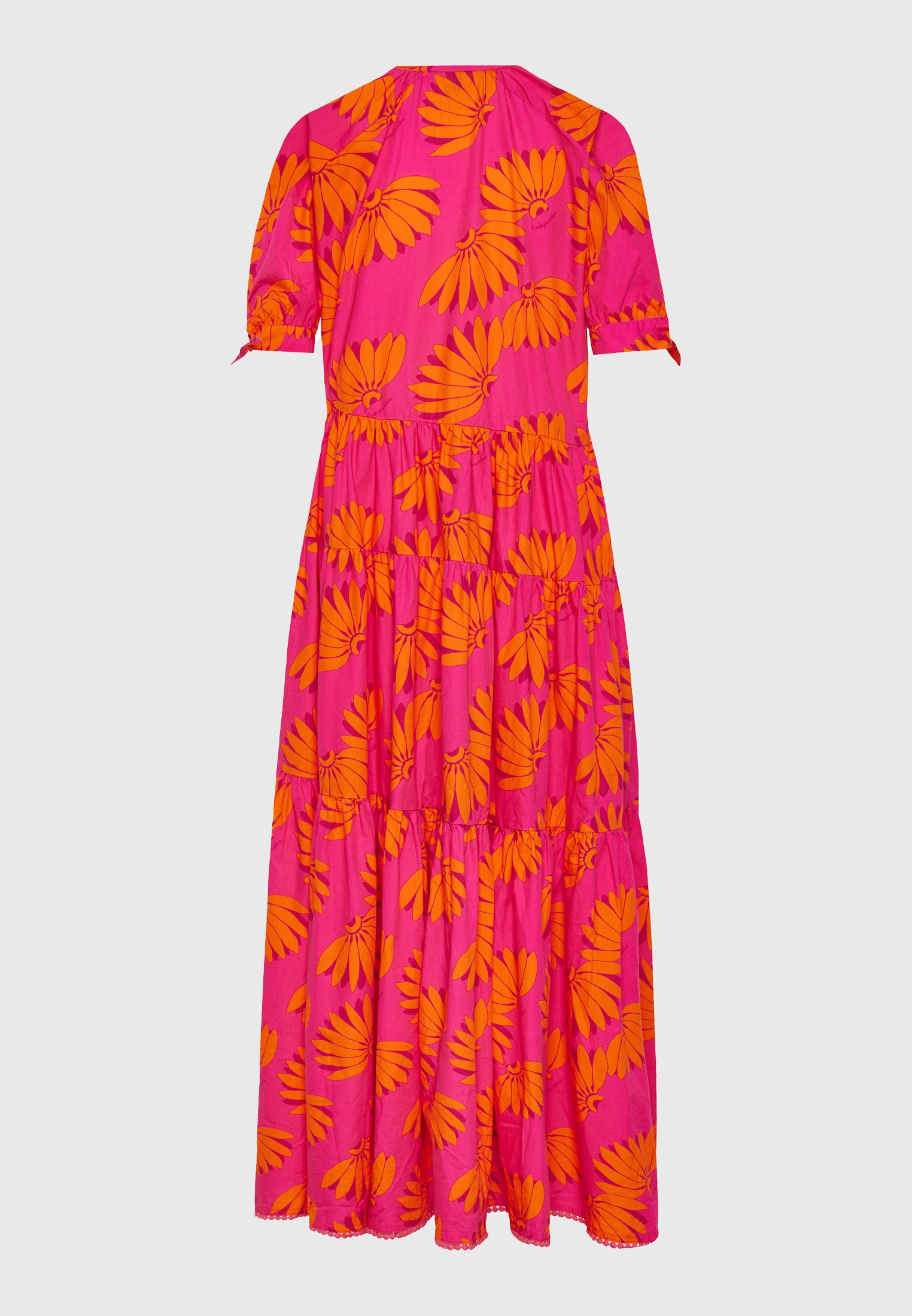 Loose fit μίντι φόρεμα με exotic τύπωμα φωτογραφία