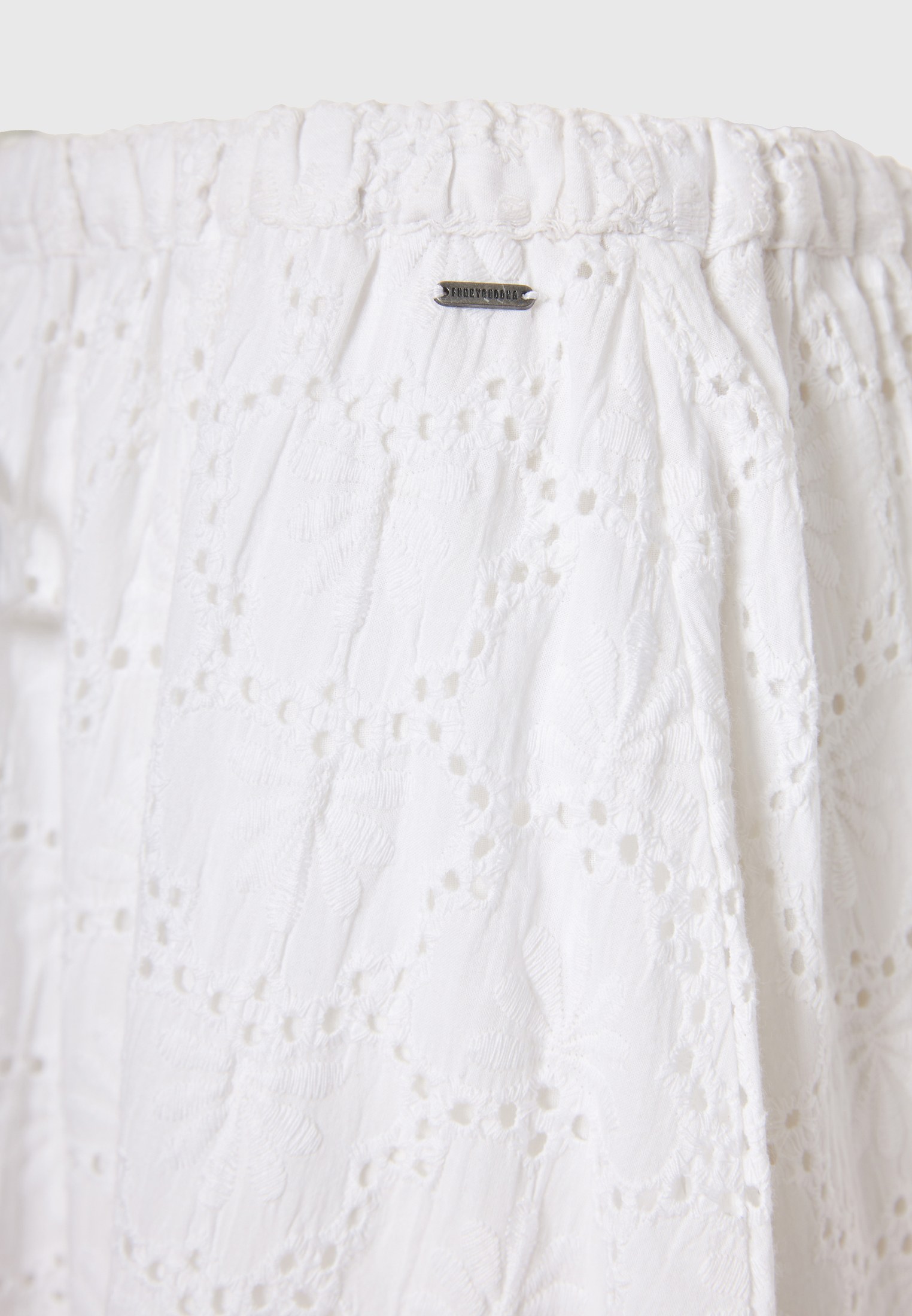 Women's Midi Skirts Funky Buddha White