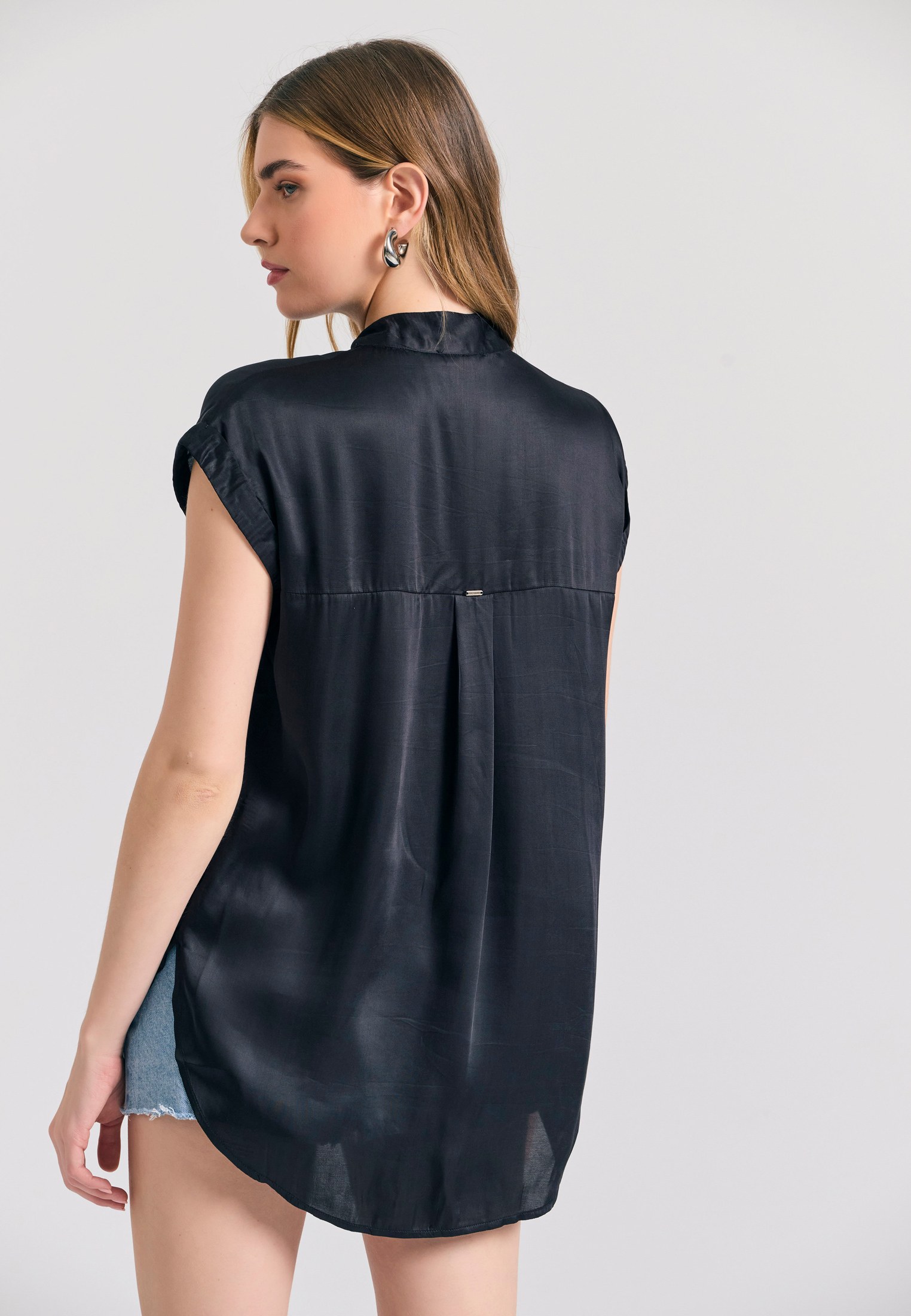 Women's Shirts Funky Buddha Black