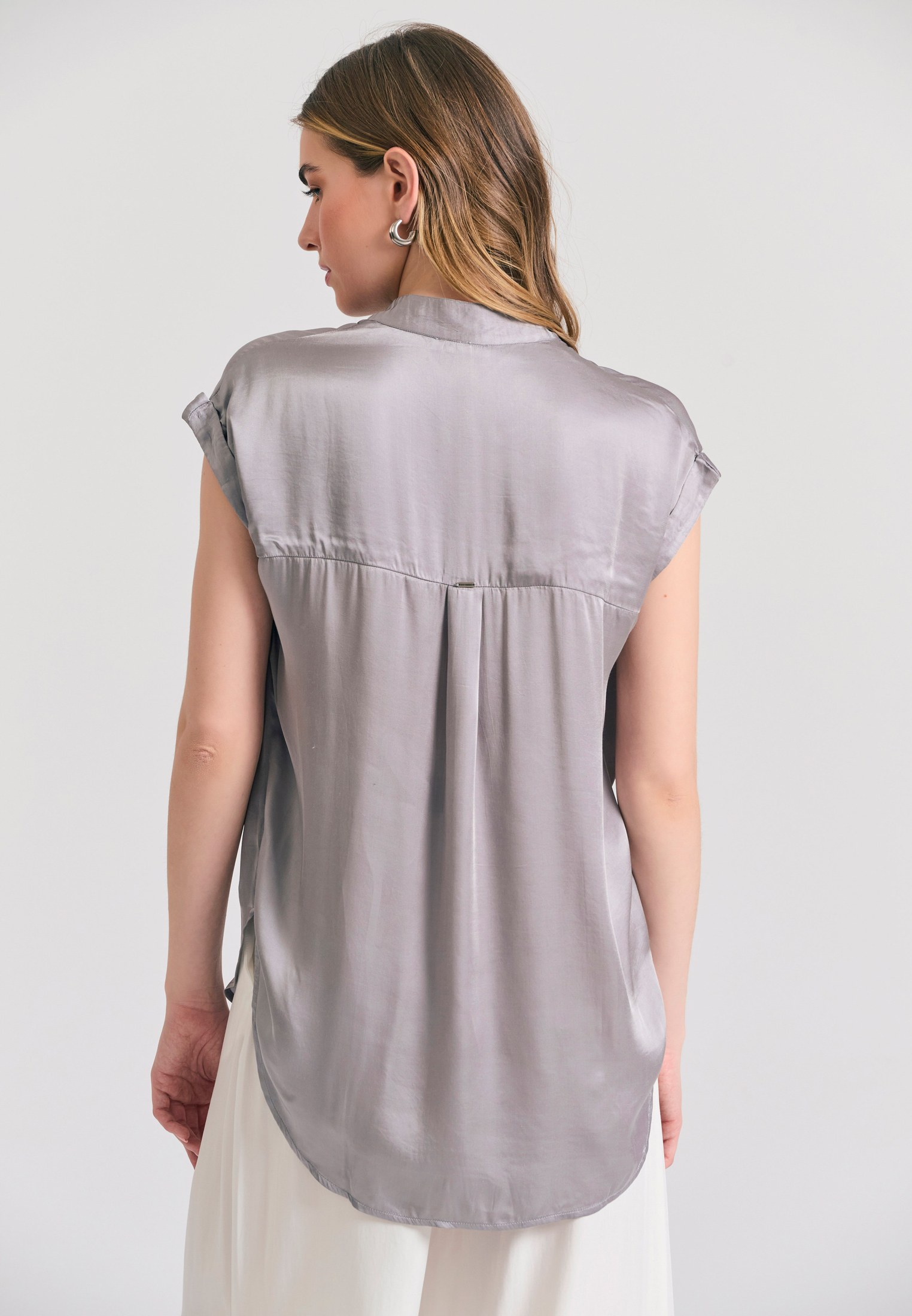 Women's Shirts Funky Buddha Gray