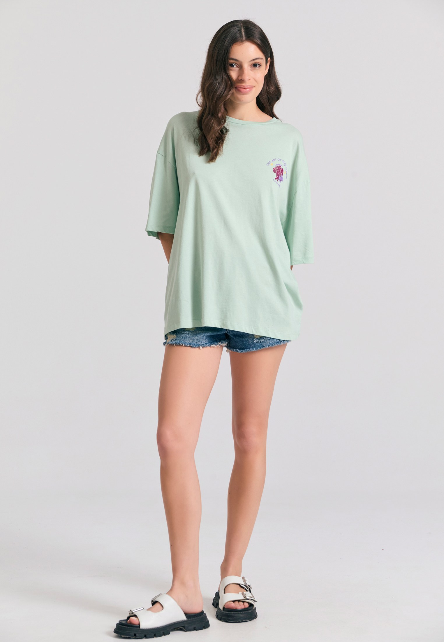 Women's Shirts Funky Buddha Green