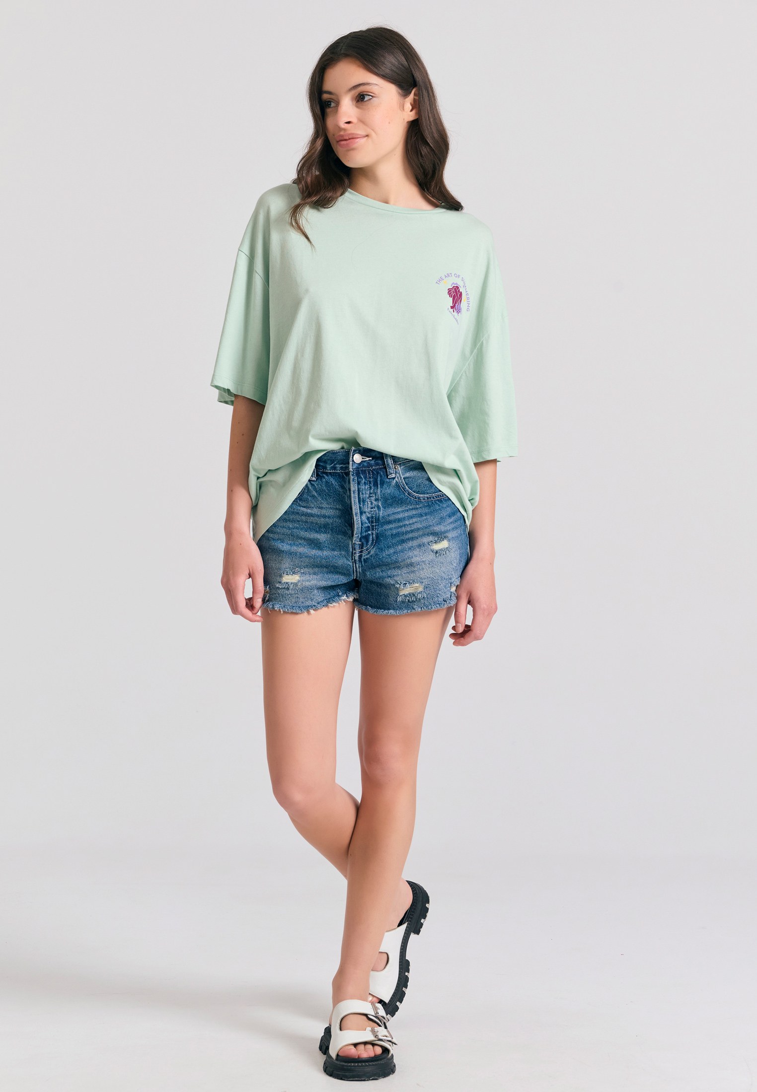 Women's Shirts Funky Buddha Green