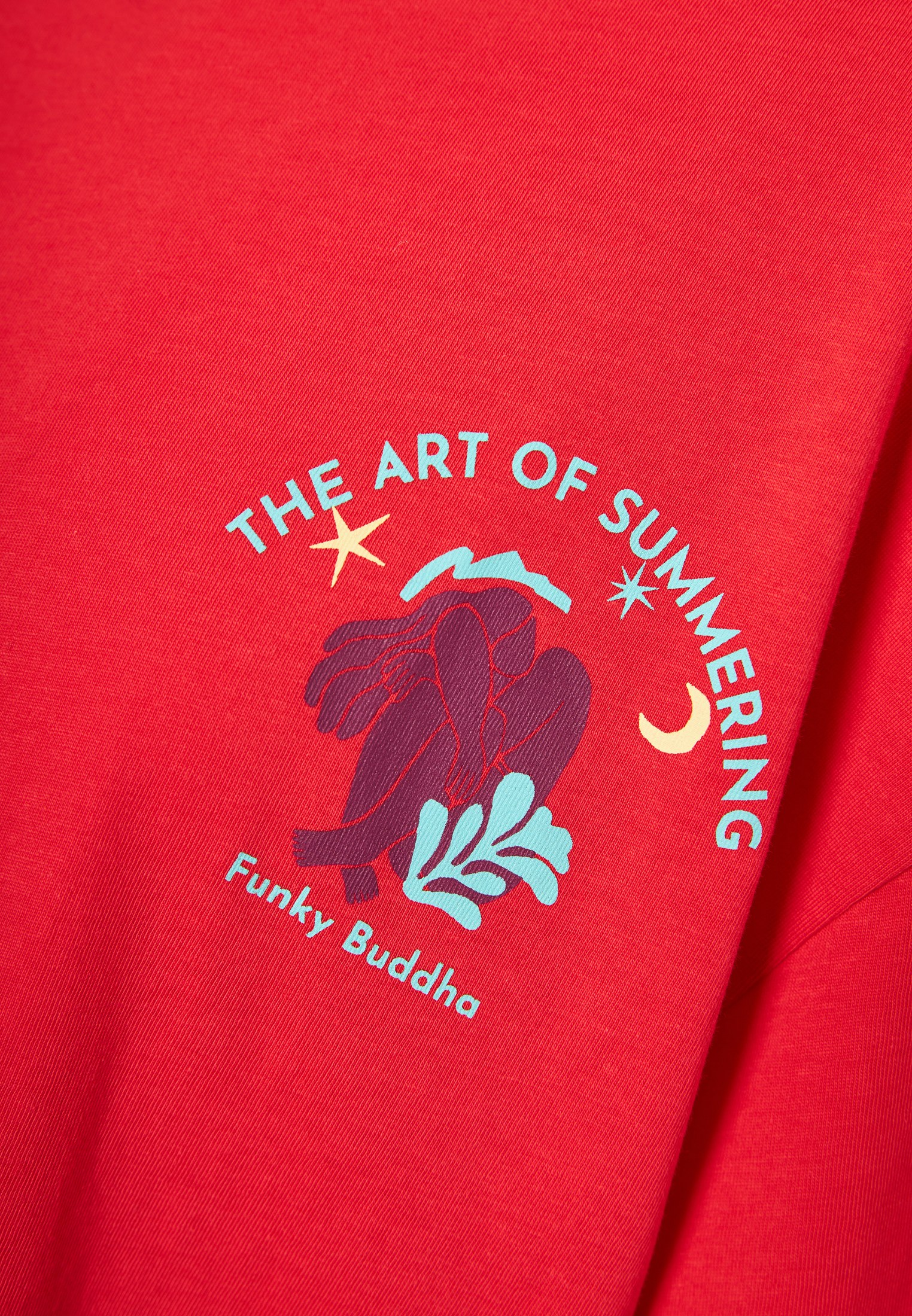 Loose fit t-shirt με photographic τύπωμα στην πλάτη