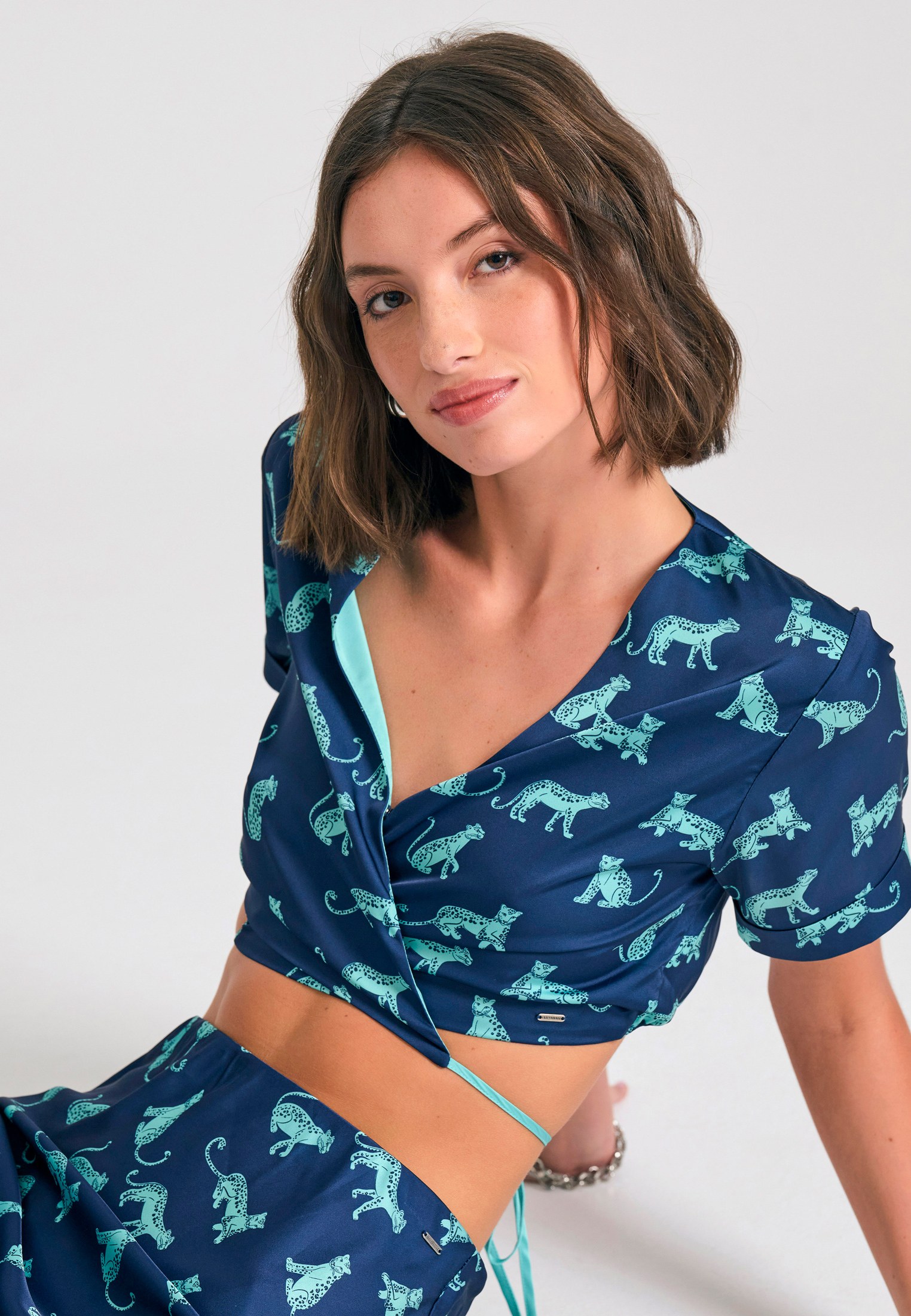 Women's Blouses Funky Buddha Blue