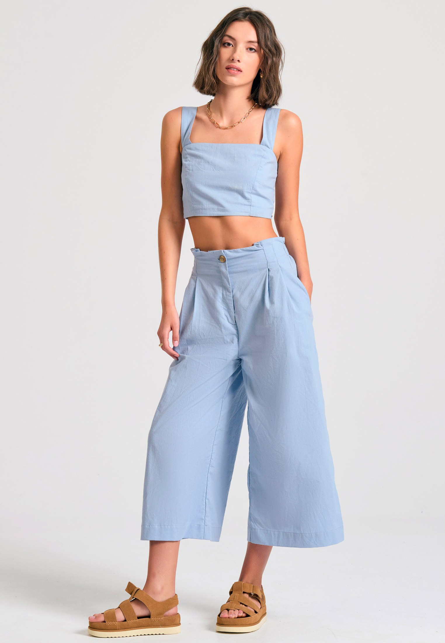 Women's Trousers Funky Buddha Blue