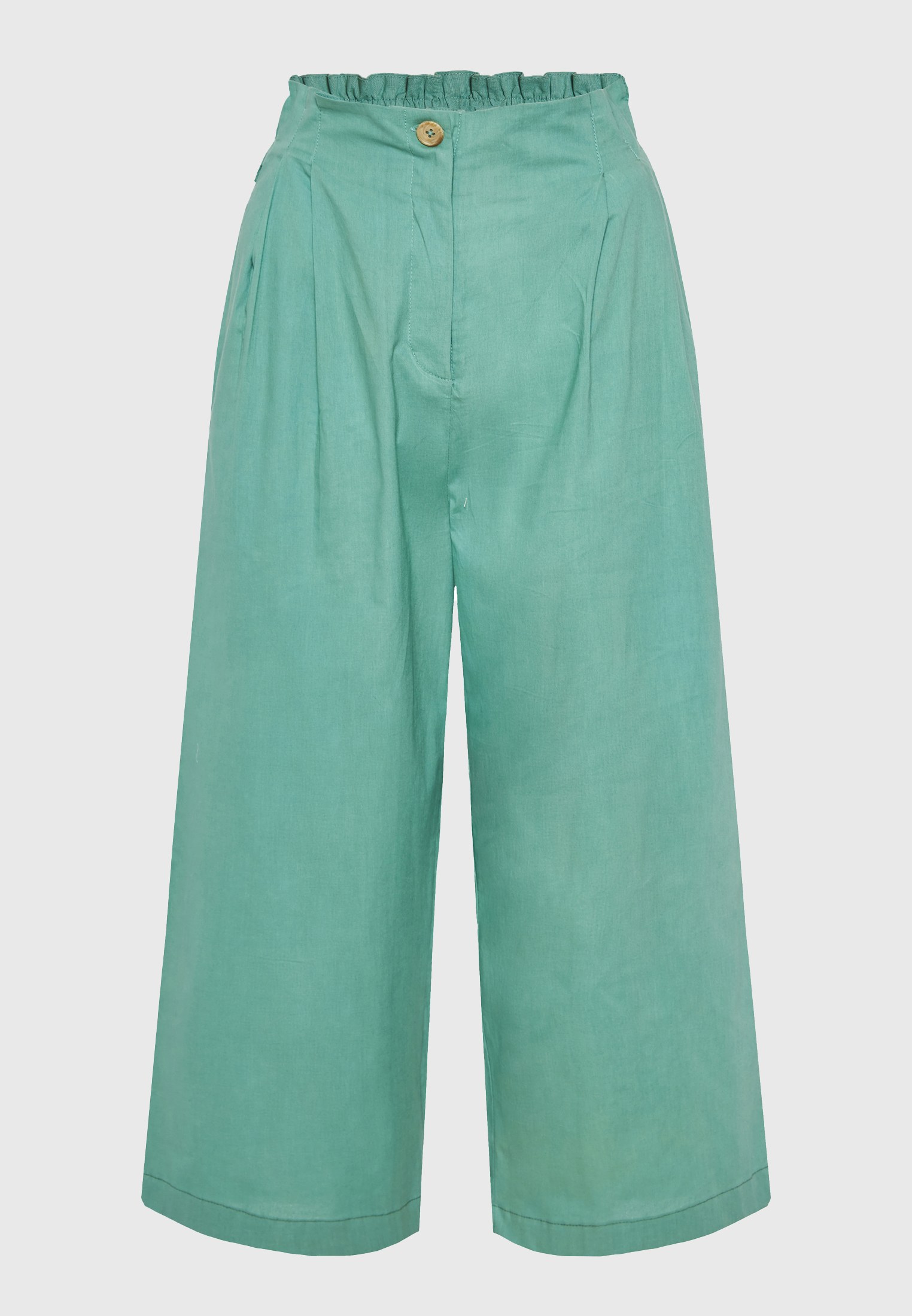 Loose fit παντελόνι με πιέτες στη μέση