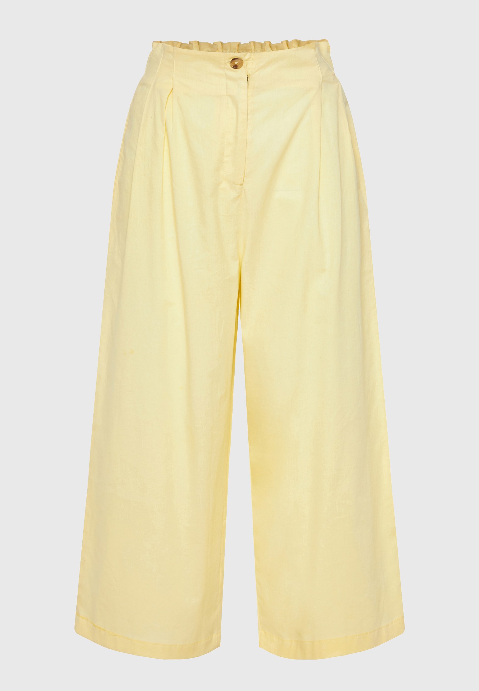 Women's Trousers Funky Buddha Yellow