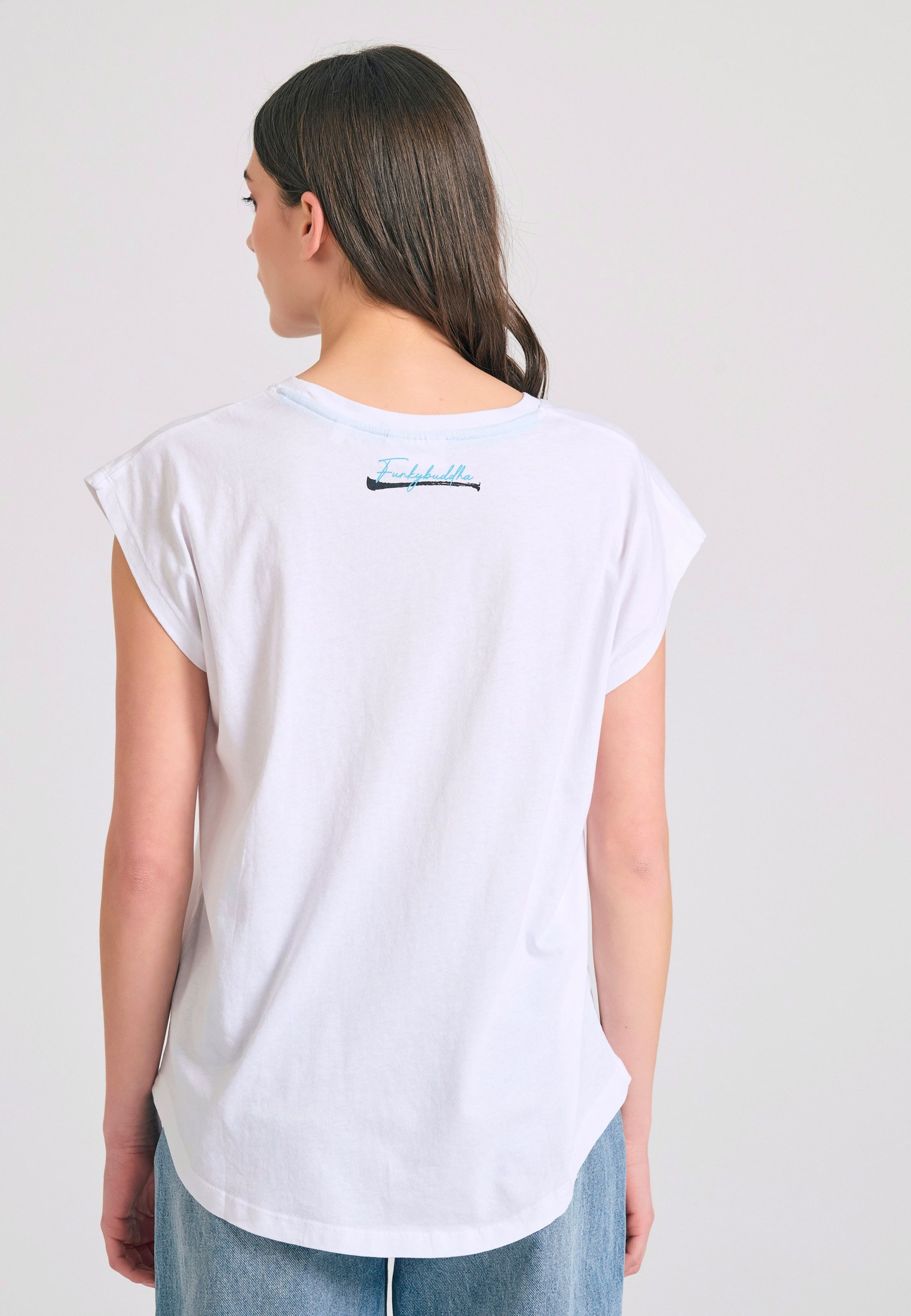 Women's Shirts Funky Buddha White