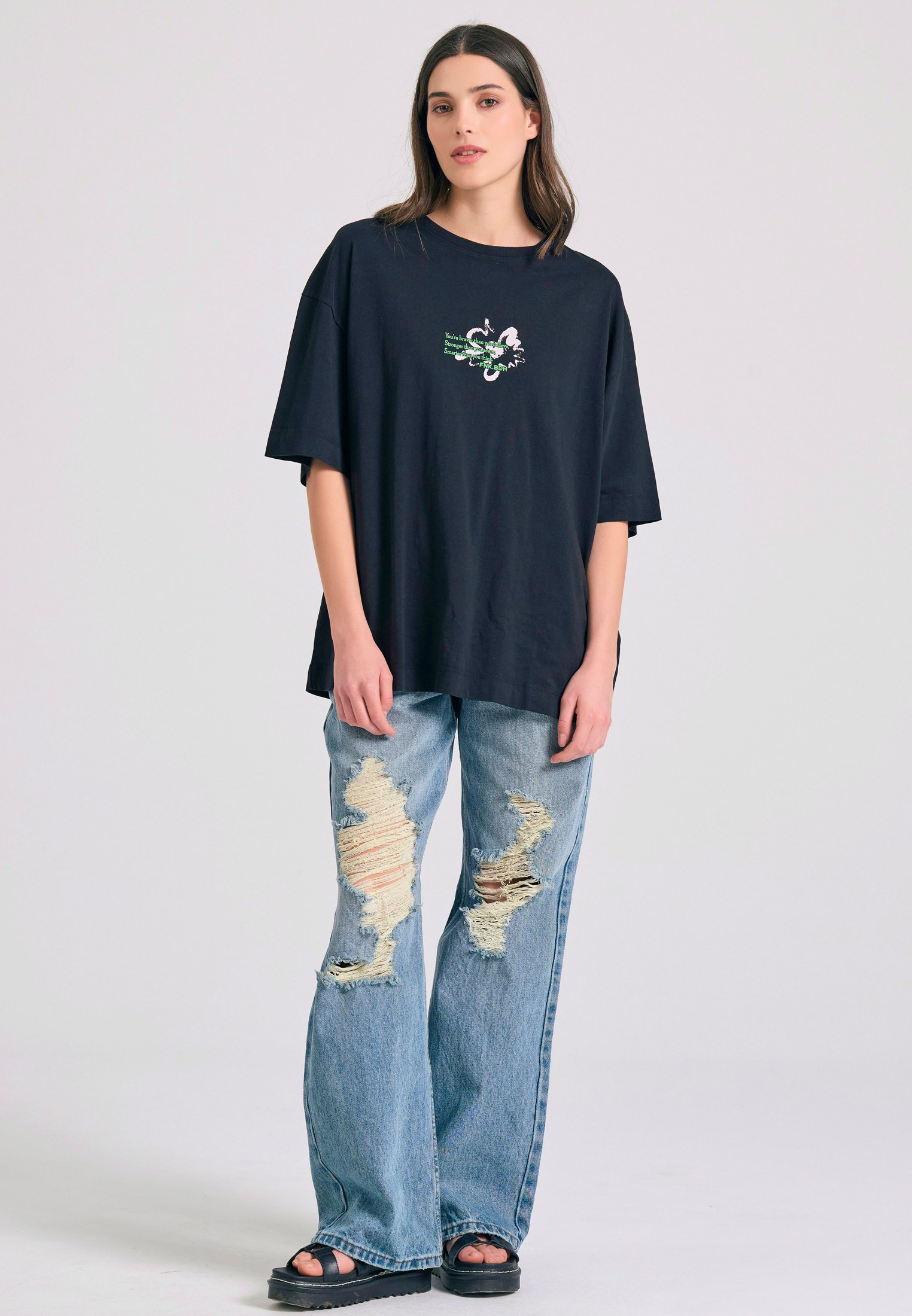 Women's Shirts Funky Buddha Black