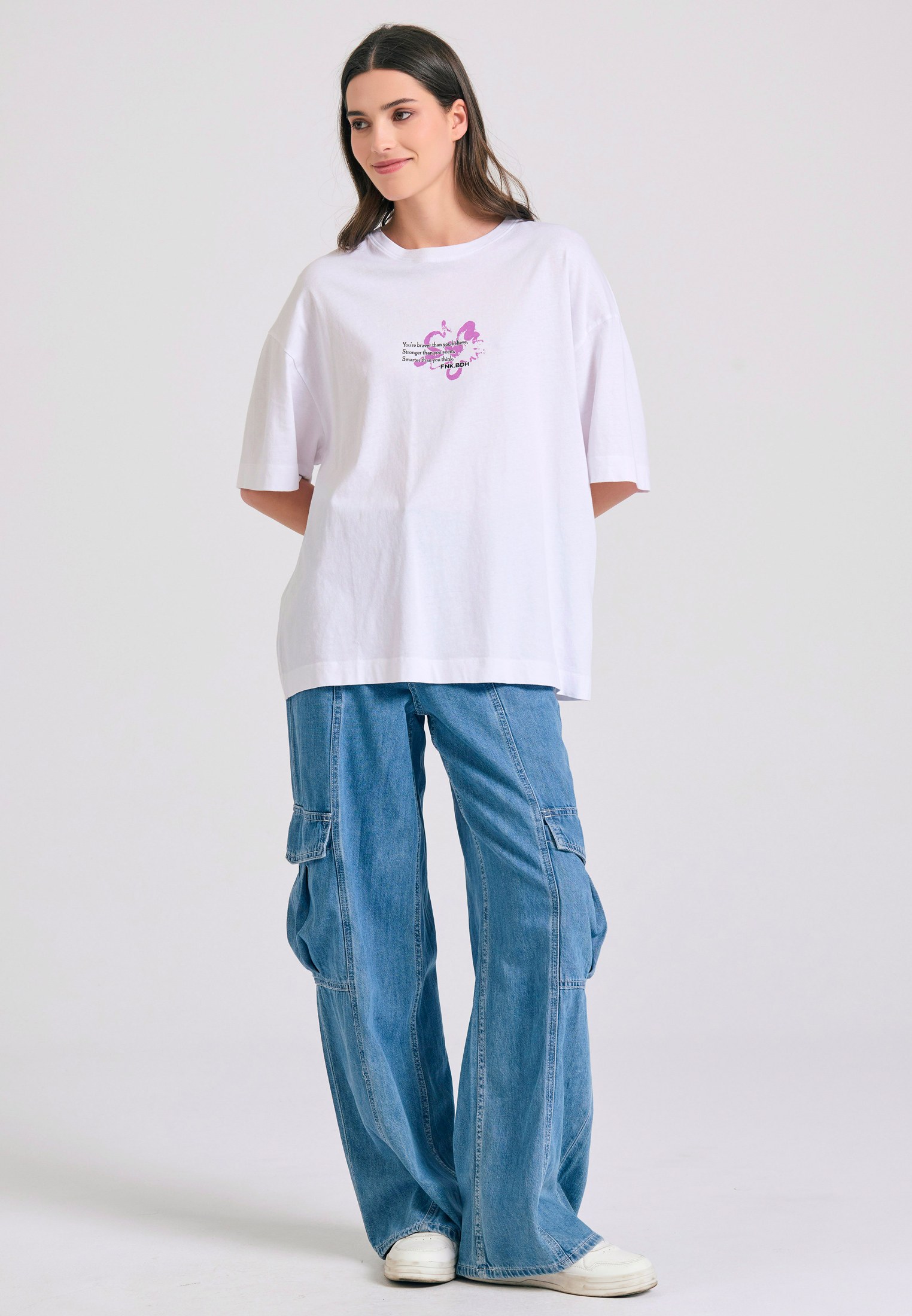 Women's Shirts Funky Buddha White