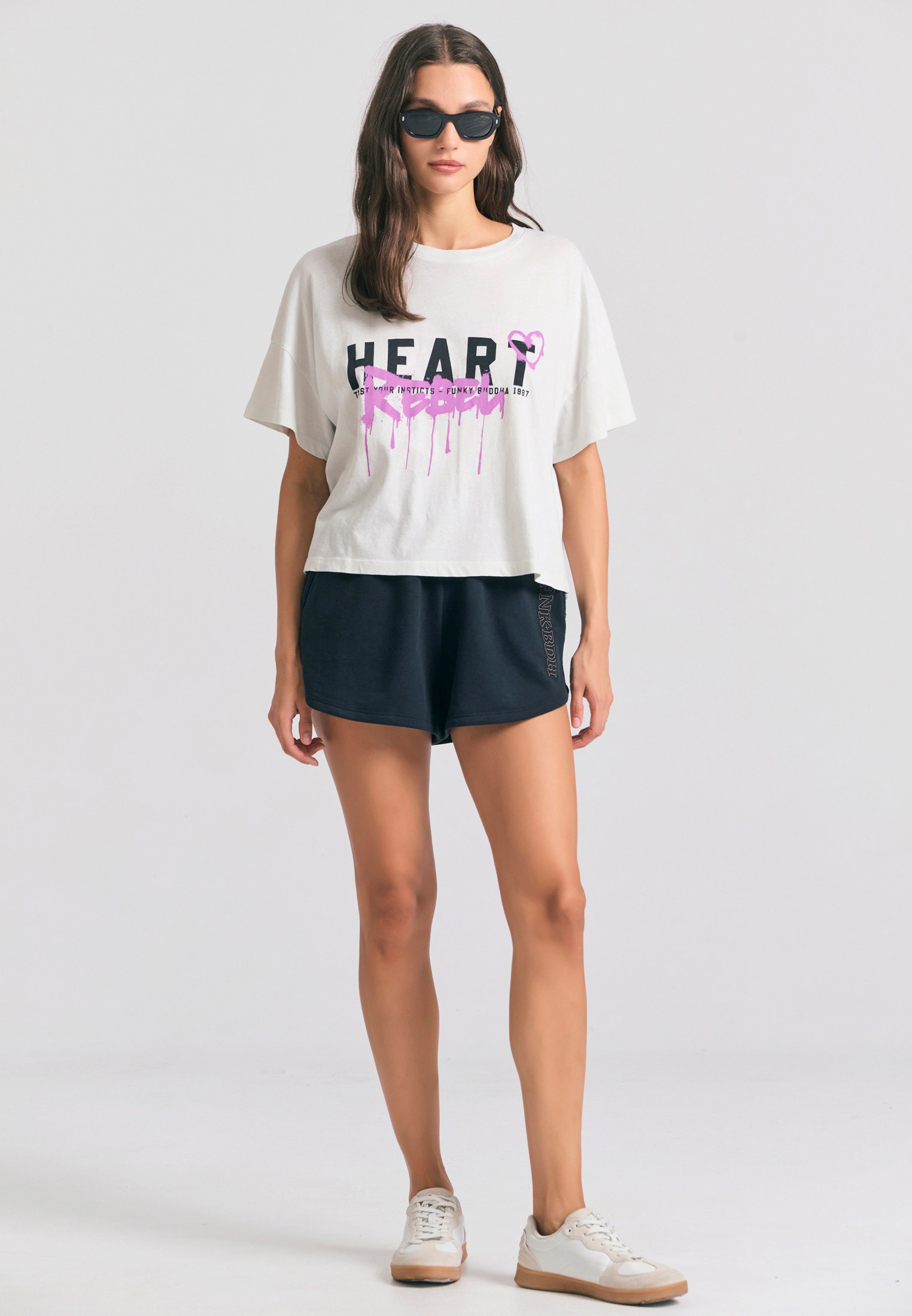 Women's Shirts Funky Buddha Beige