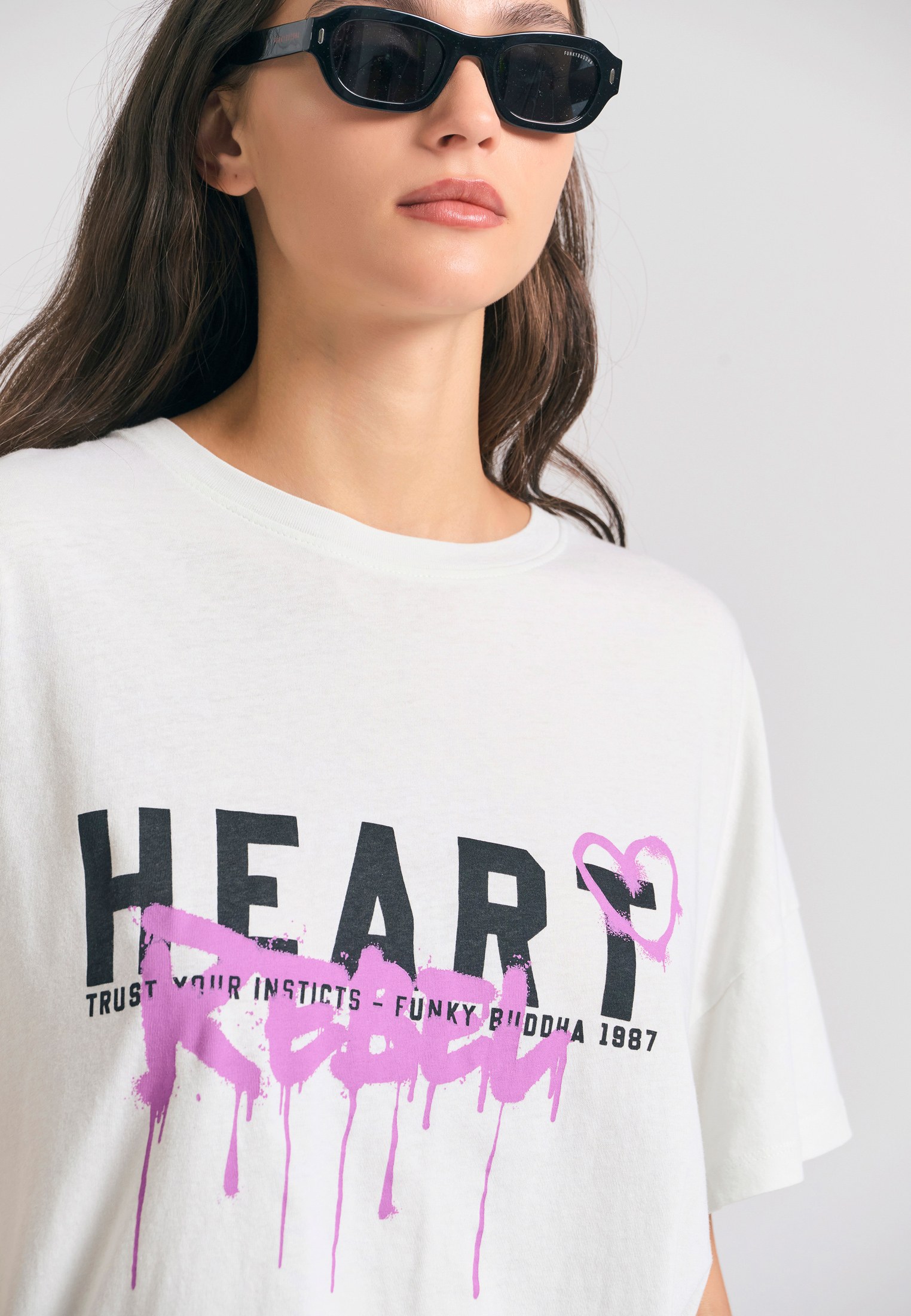 Women's Shirts Funky Buddha Beige