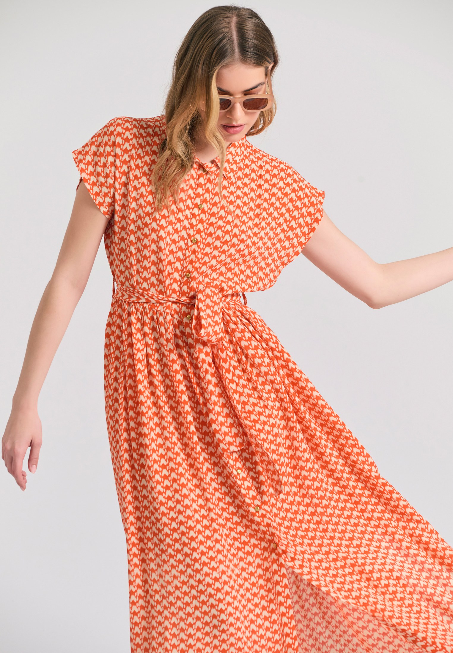 Women's Dresses Funky Buddha Orange