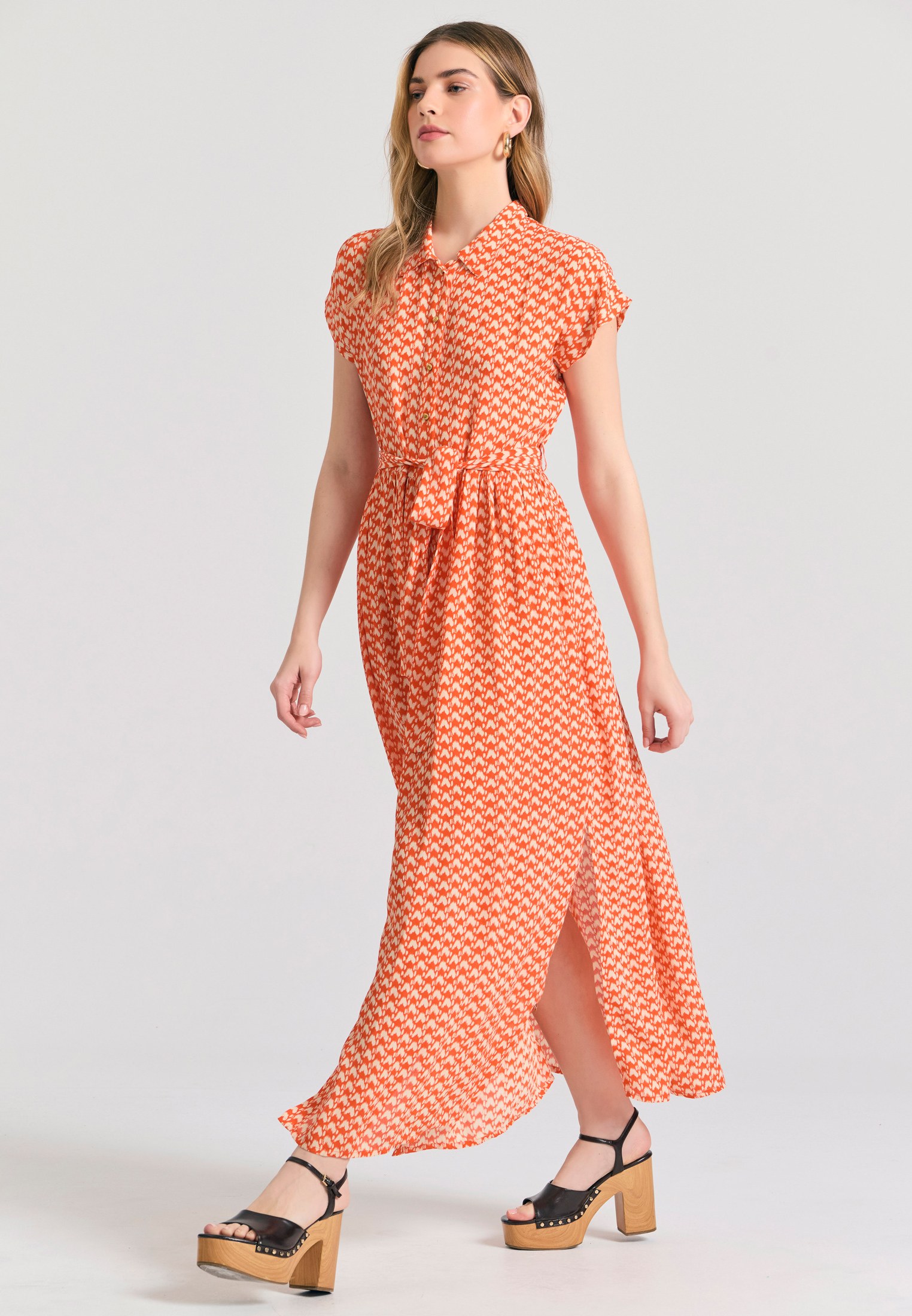 Women's Dresses Funky Buddha Orange