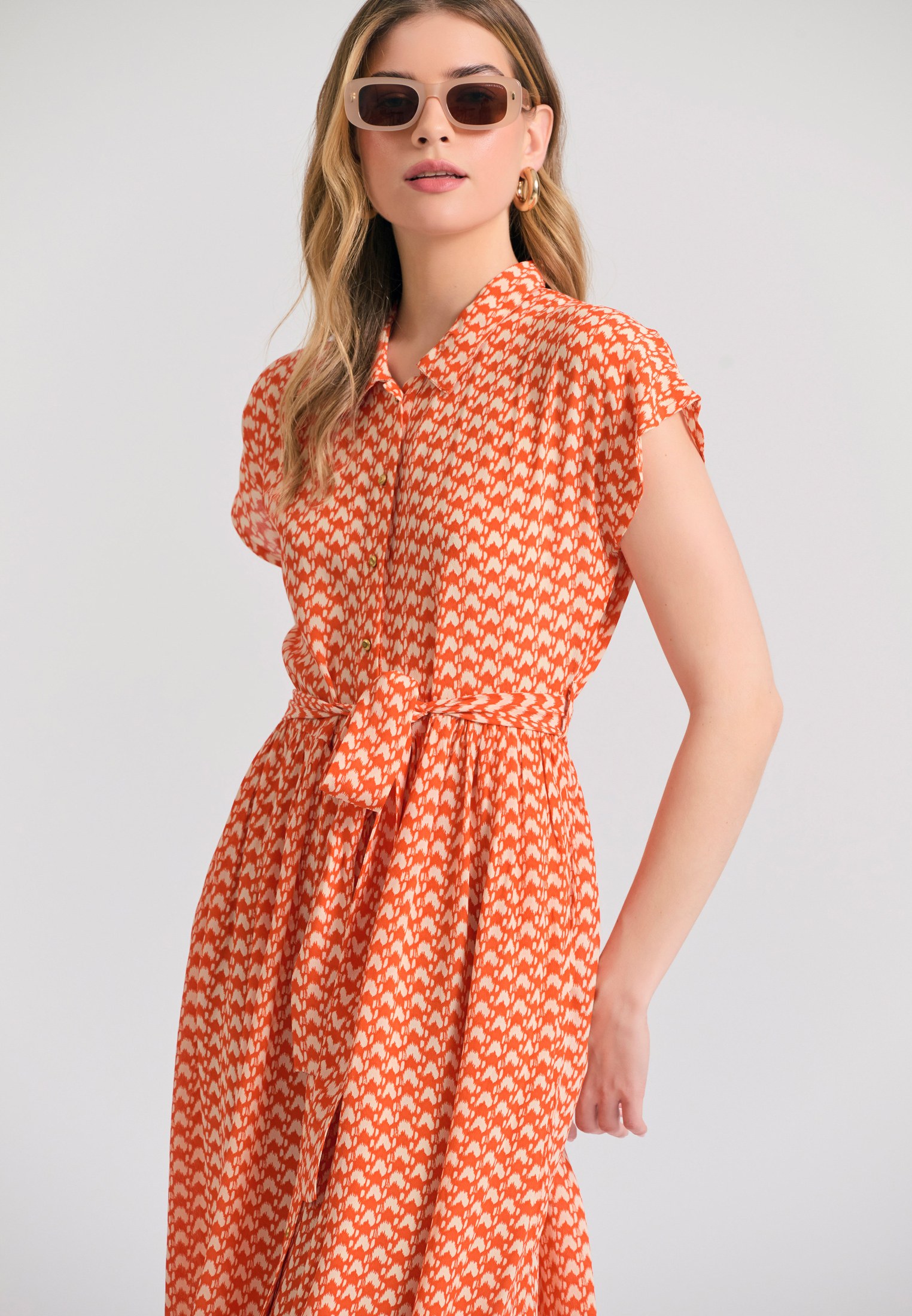 Women's Dresses Funky Buddha Orange