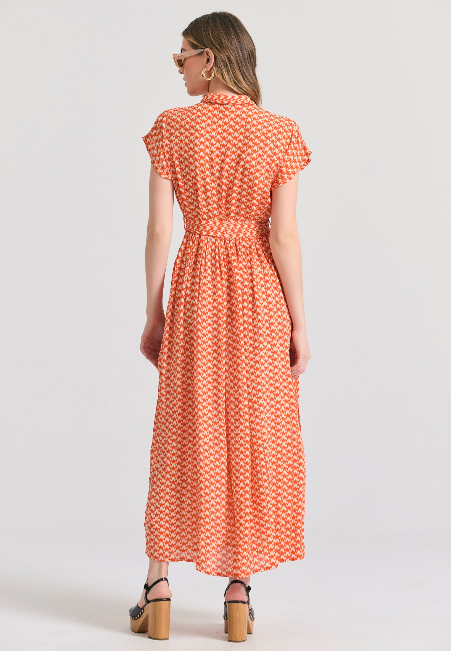 Women's Dresses Funky Buddha Orange